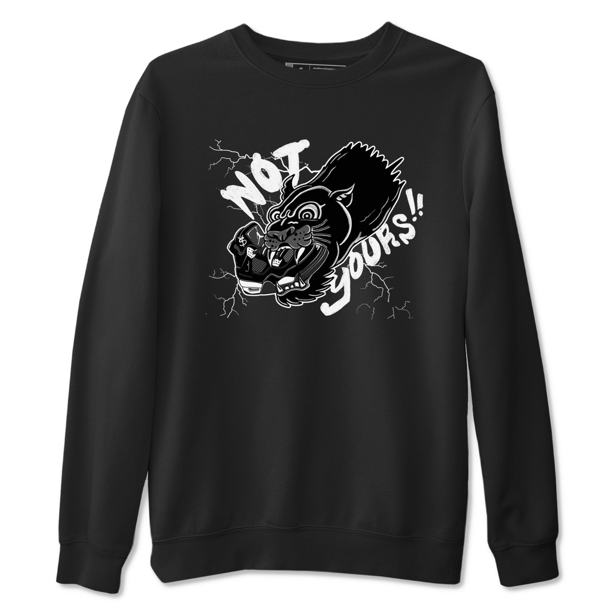 Not Yours Sneaker Tees - Air Jordan 4 White Thunder