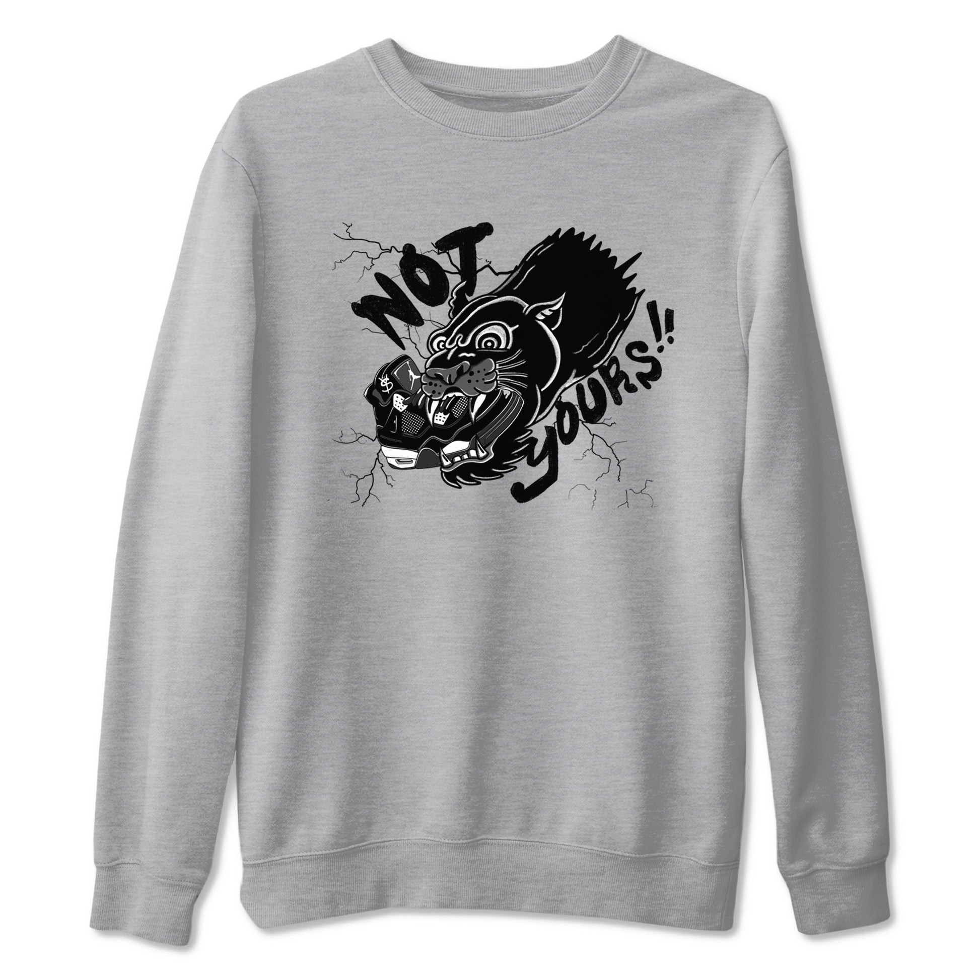 Not Yours Sneaker Tees - Air Jordan 4 White Thunder