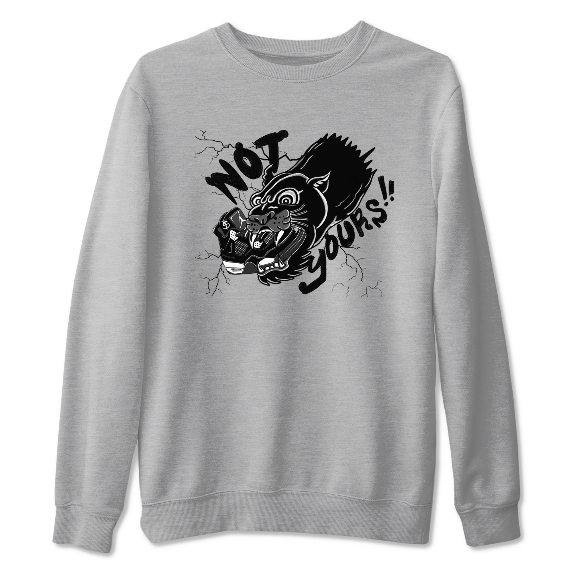 Not Yours Sneaker Tees - Air Jordan 4 White Thunder