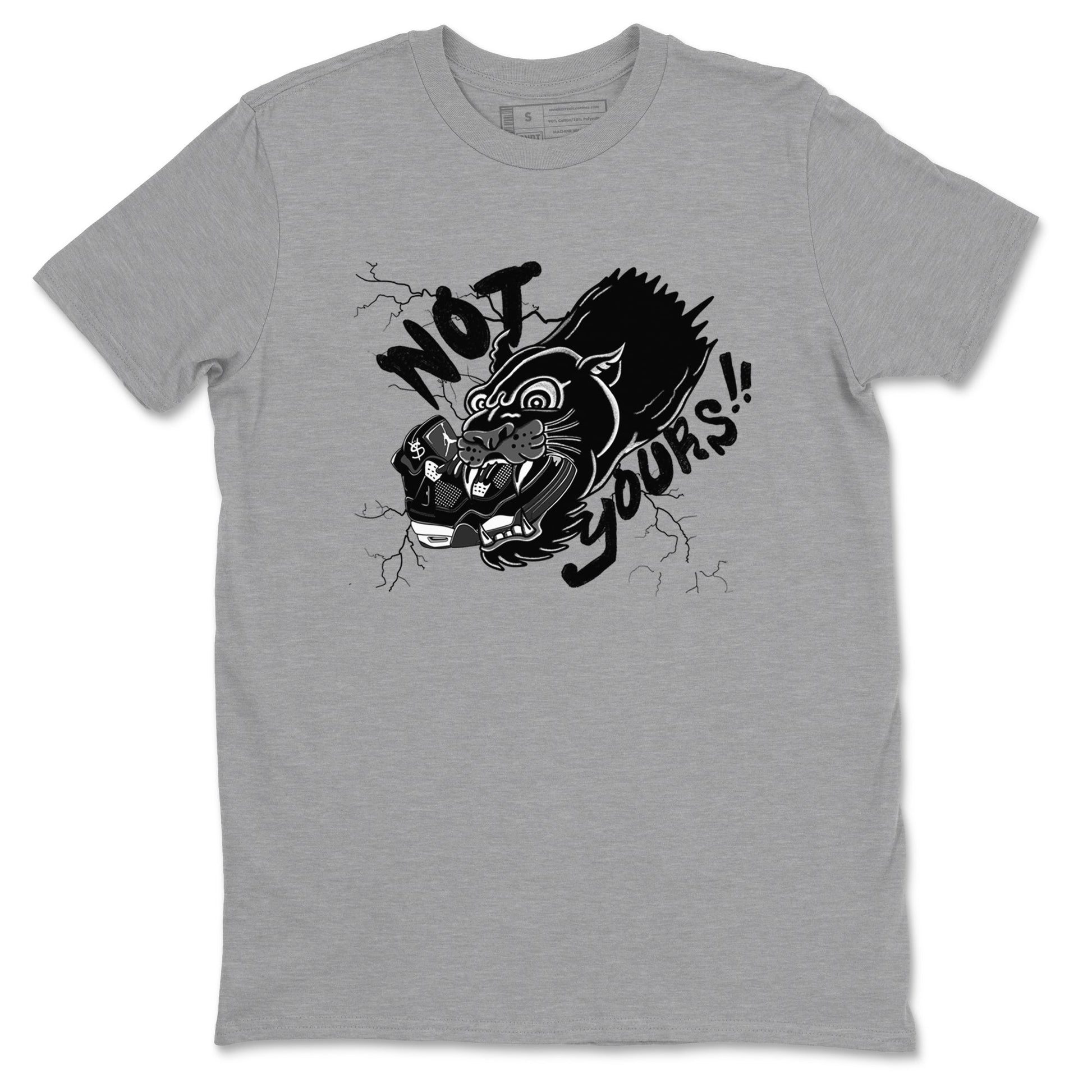 Not Yours Sneaker Tees - Air Jordan 4 White Thunder