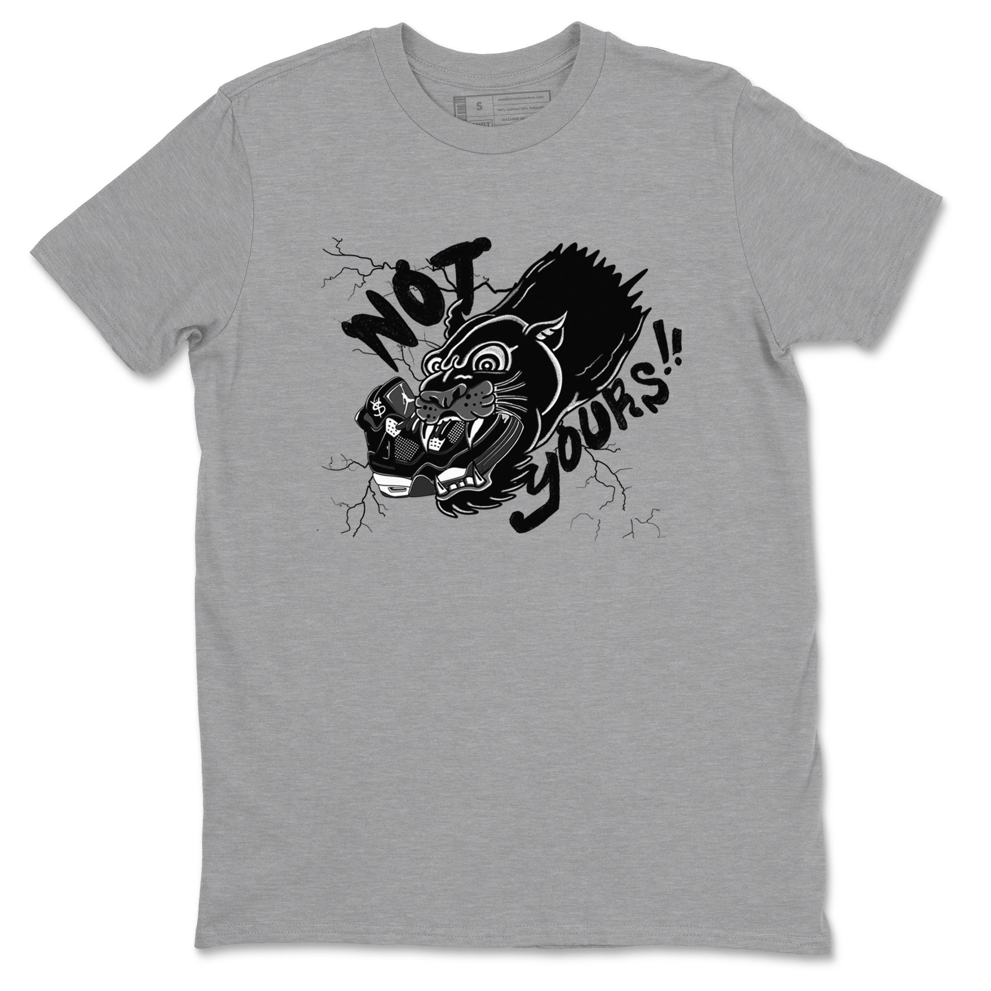 Not Yours Sneaker Tees - Air Jordan 4 White Thunder