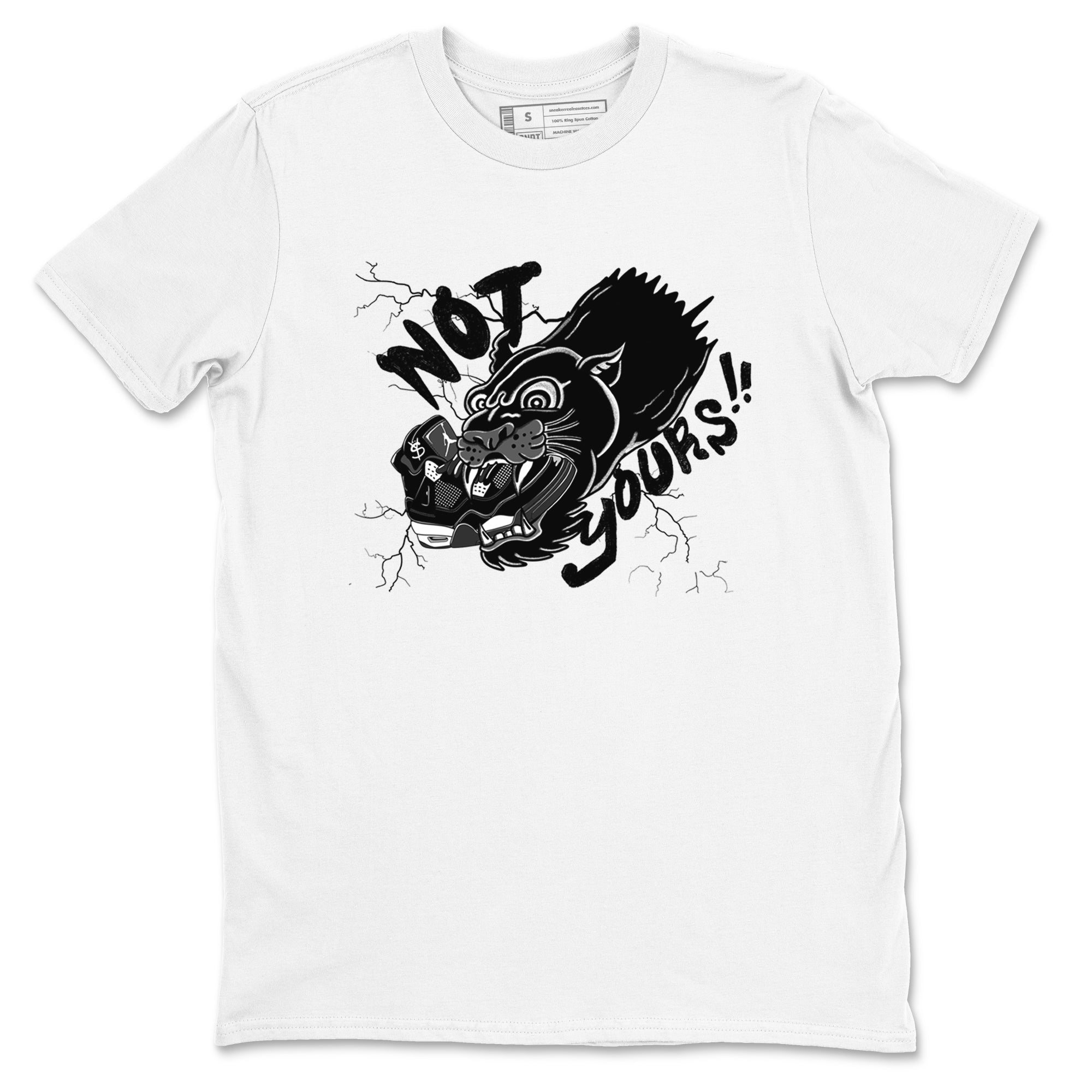 Not Yours Sneaker Tees - Air Jordan 4 White Thunder