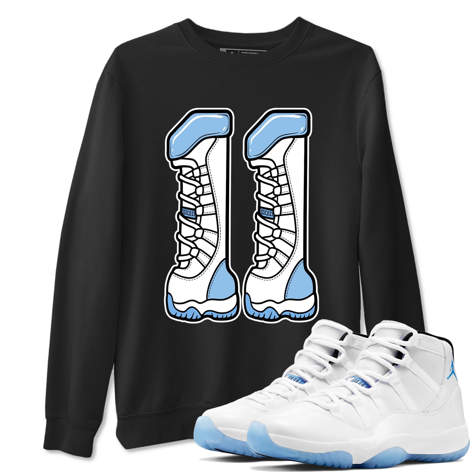 Number 11 Sneaker Tees - Air Jordan 11 Legend Blue