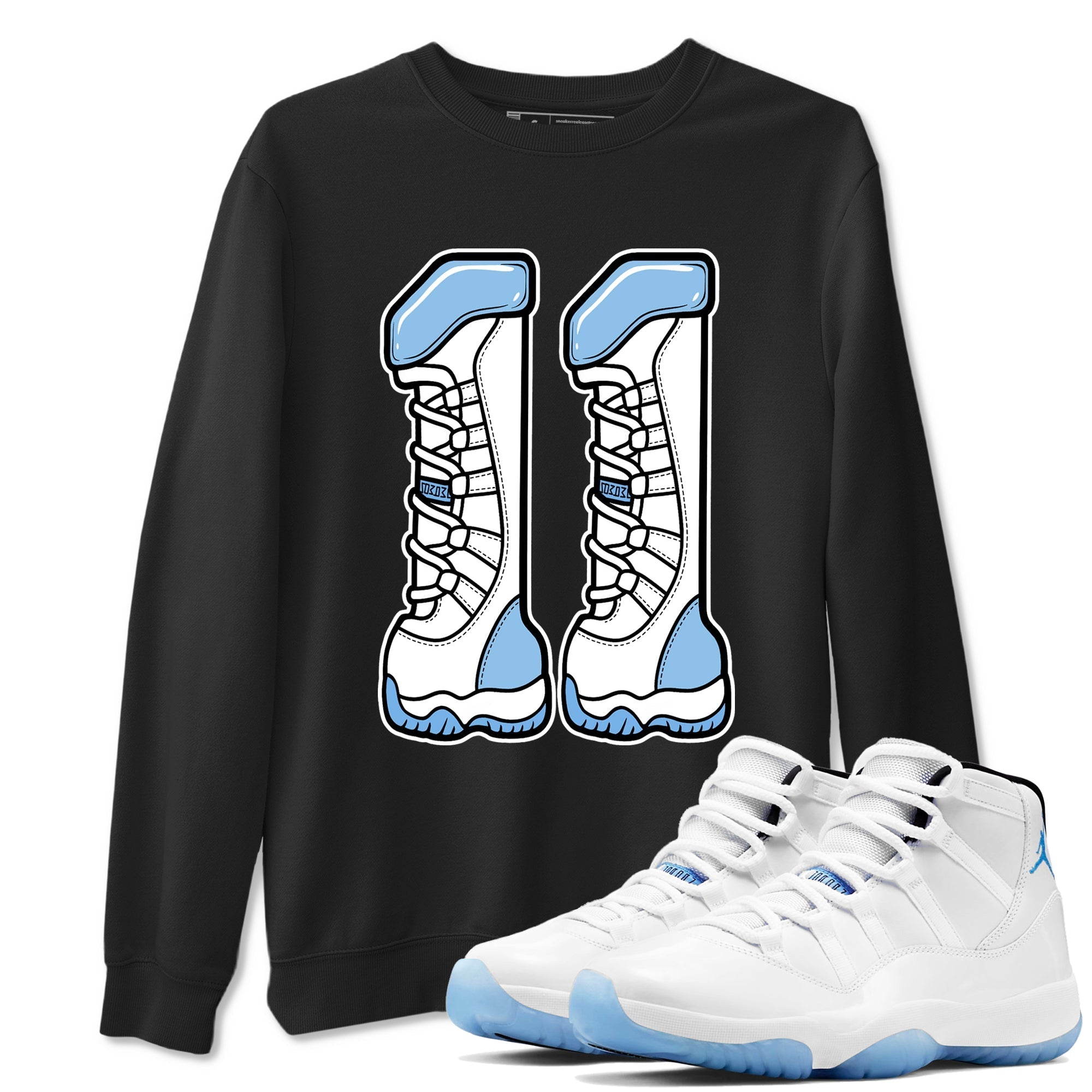 Number 11 Sneaker Tees - Air Jordan 11 Legend Blue