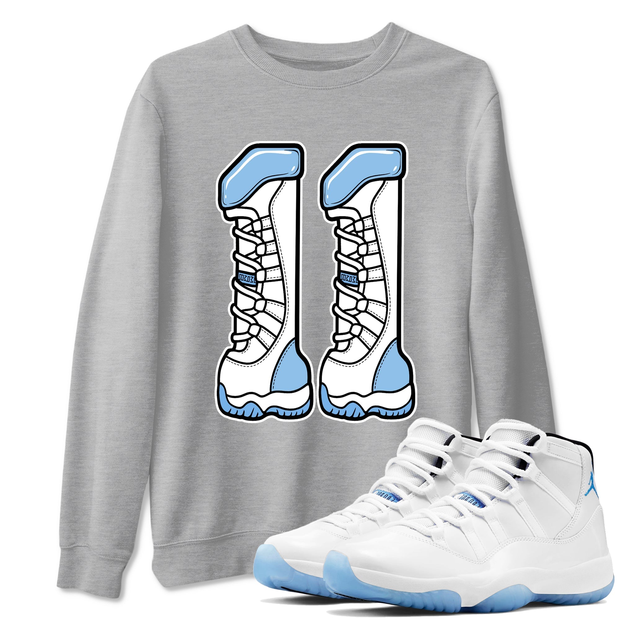 Number 11 Sneaker Tees - Air Jordan 11 Legend Blue