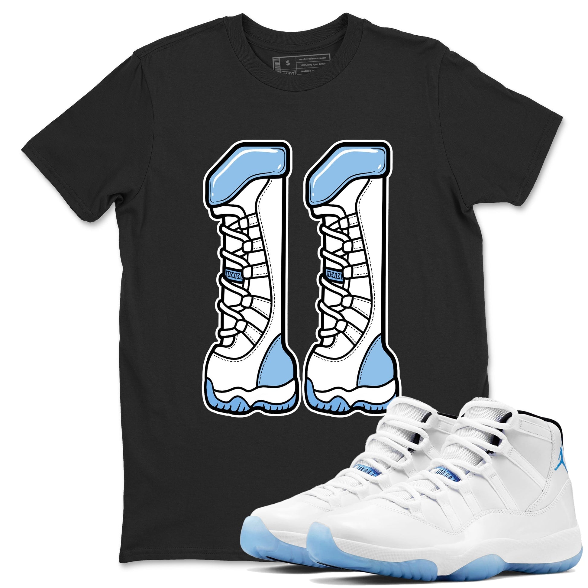 Number 11 Sneaker Tees - Air Jordan 11 Legend Blue