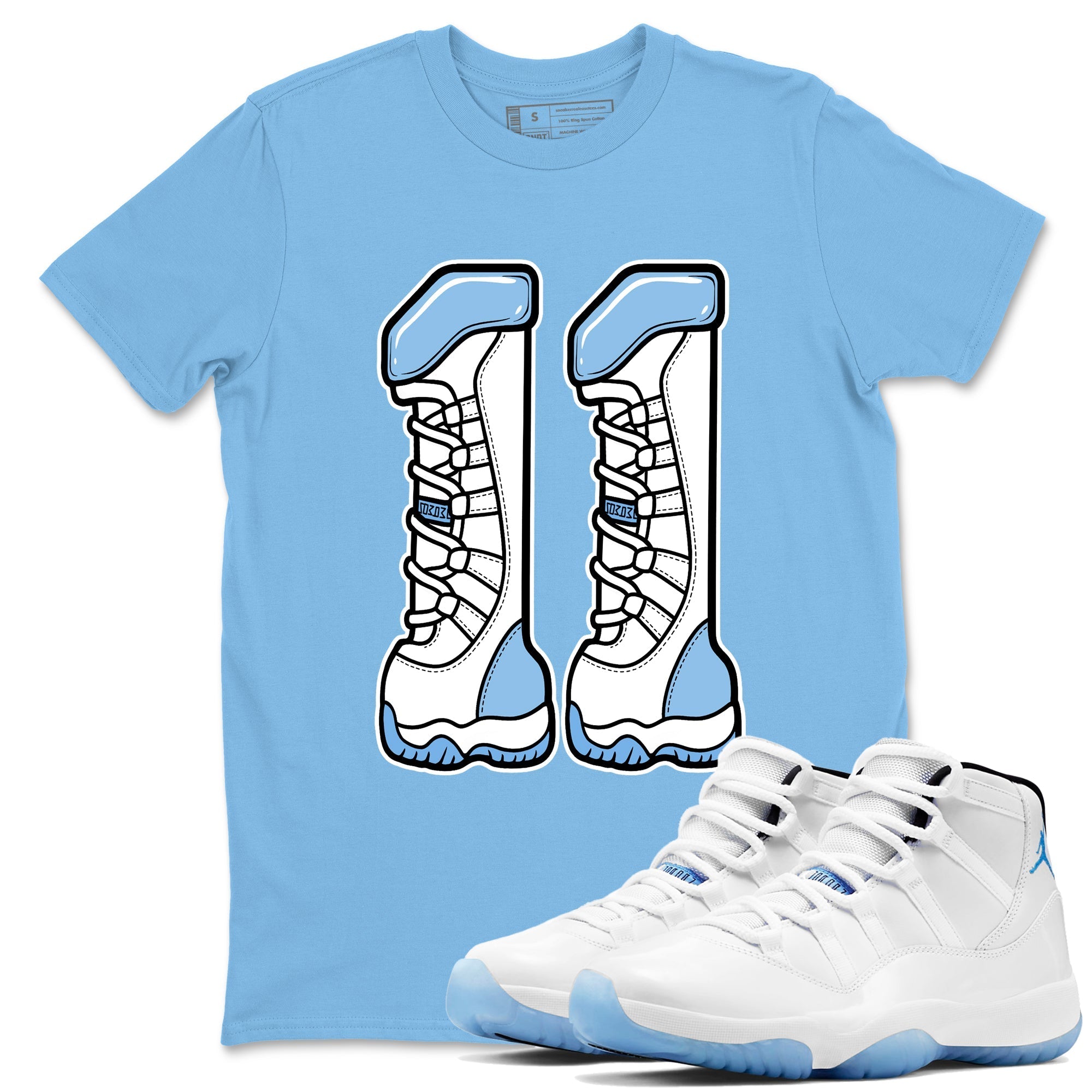 Number 11 Sneaker Tees - Air Jordan 11 Legend Blue