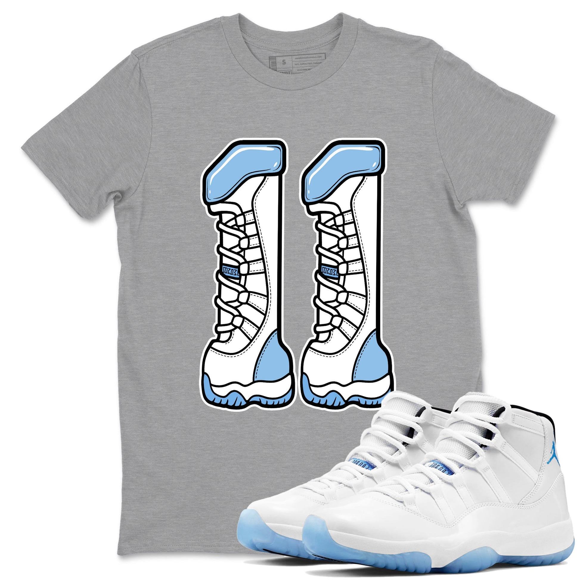 Number 11 Sneaker Tees - Air Jordan 11 Legend Blue