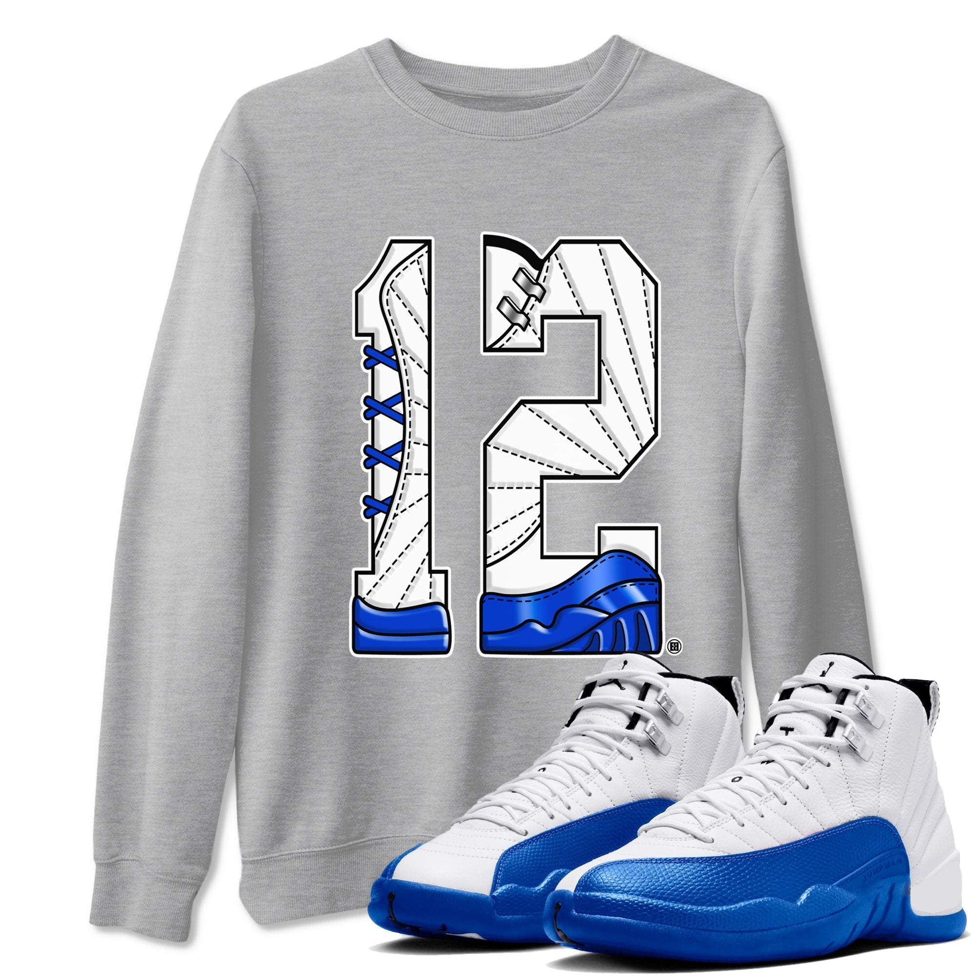 Number 12 Sneaker Tees - Air Jordan 12 Blueberry