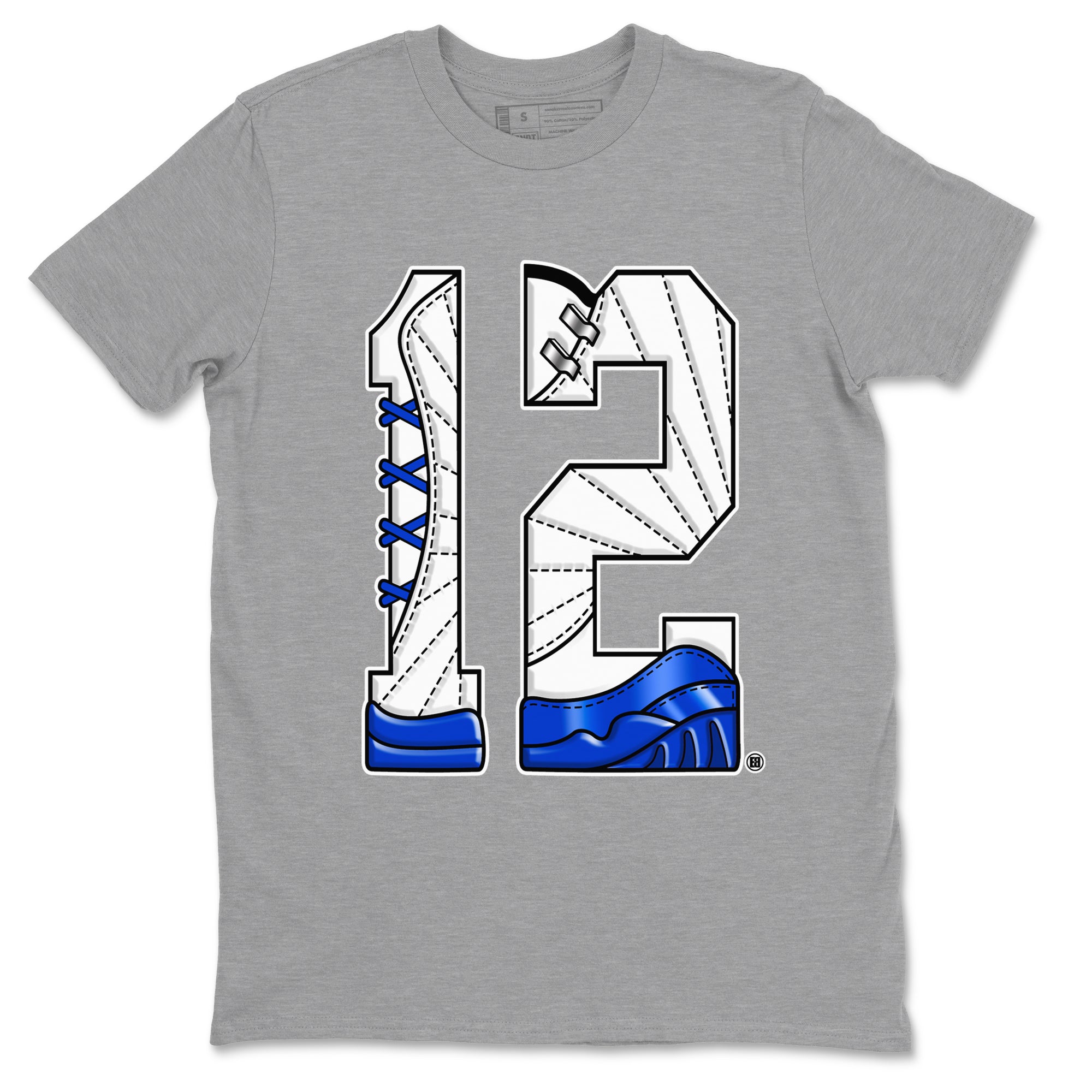 Number 12 Sneaker Tees - Air Jordan 12 Blueberry