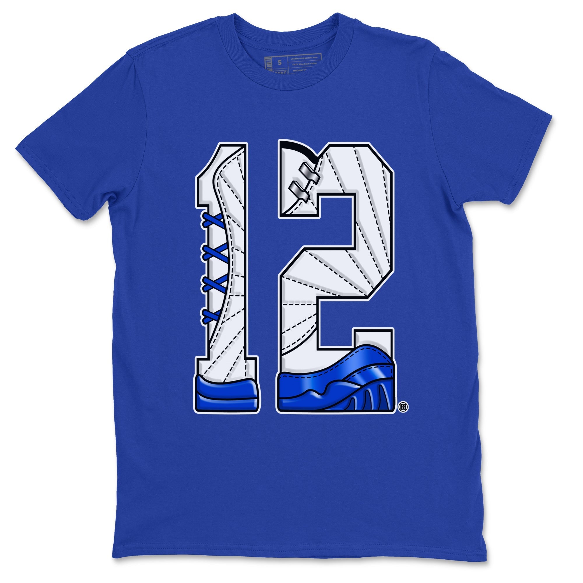 Number 12 Sneaker Tees - Air Jordan 12 Blueberry