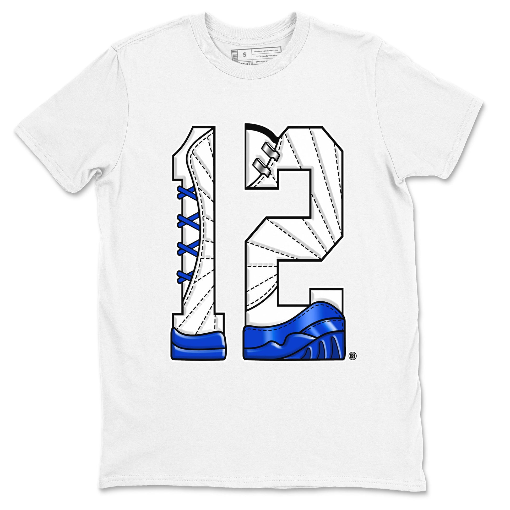 Number 12 Sneaker Tees - Air Jordan 12 Blueberry