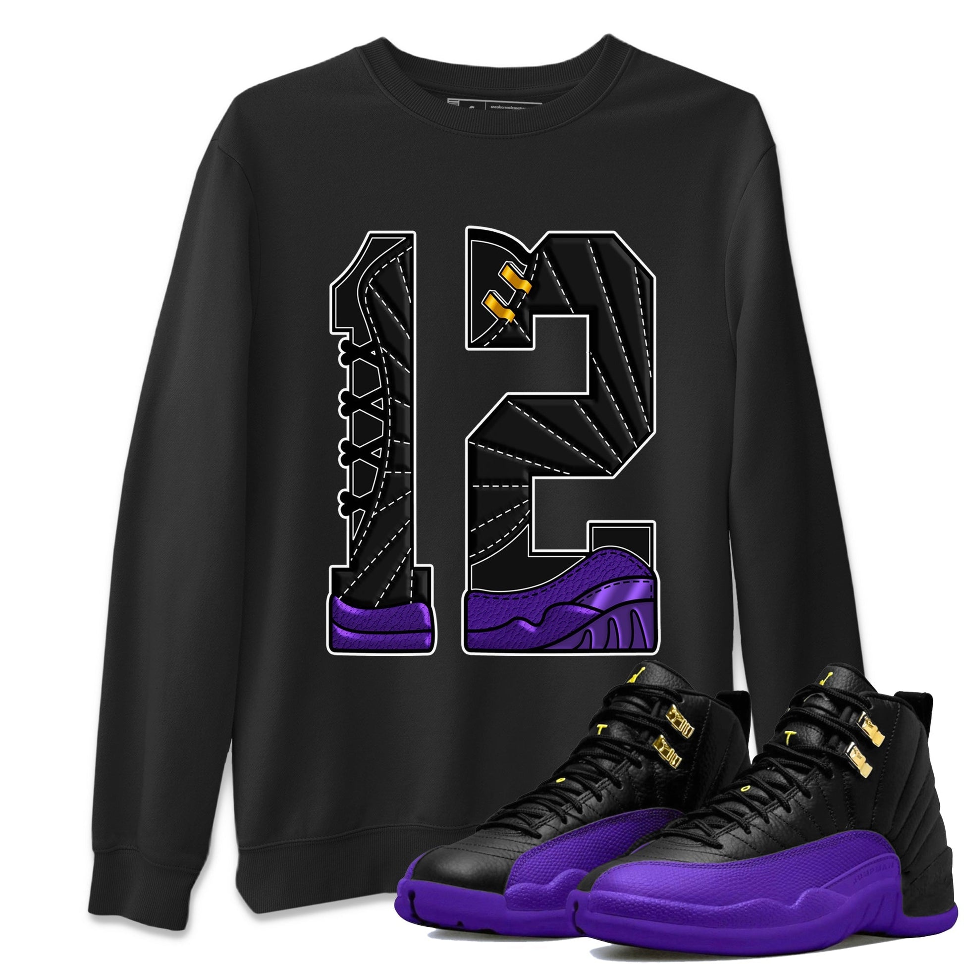 Number 12 Unisex Tops - Air Jordan 12 Field Purple