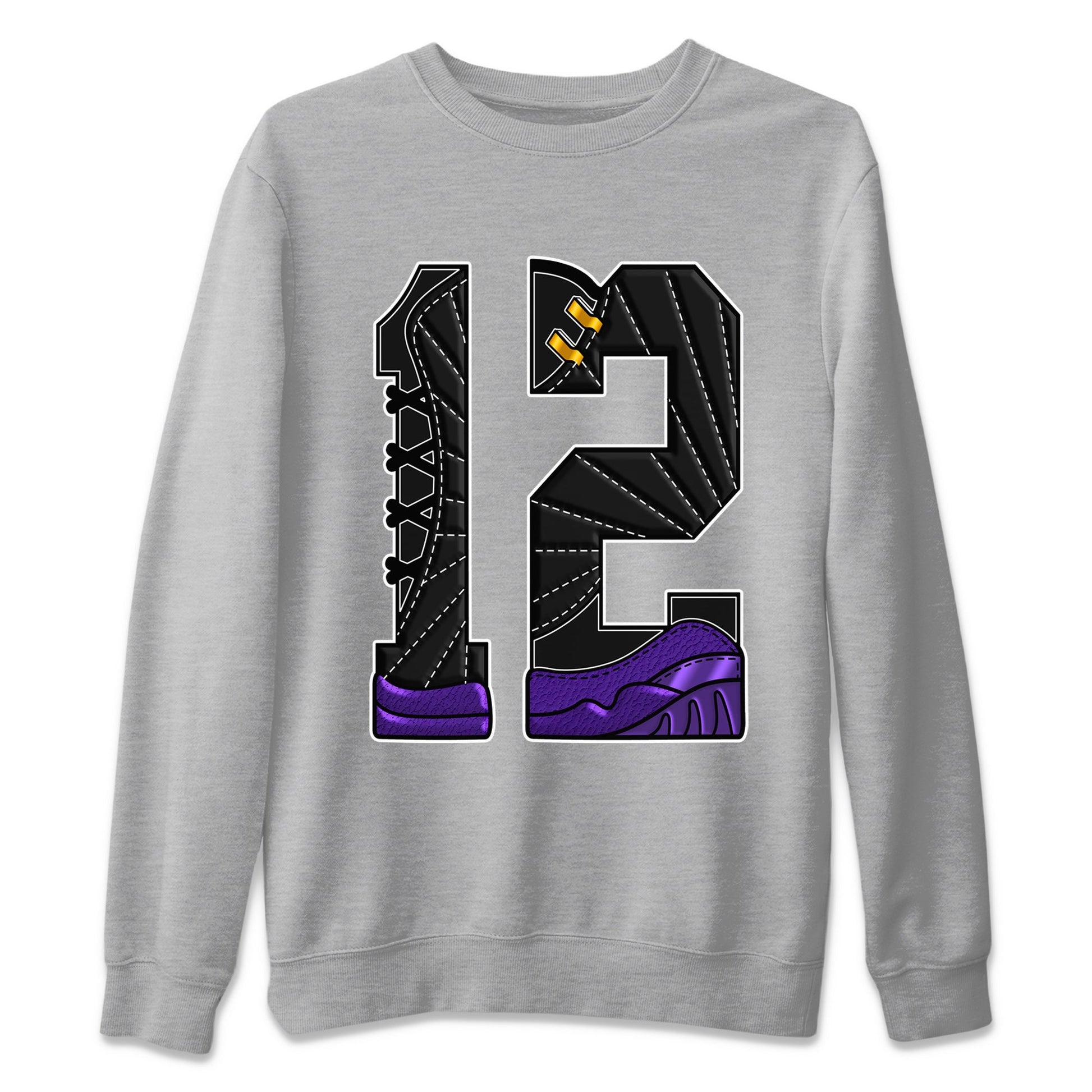 Number 12 Unisex Tops - Air Jordan 12 Field Purple