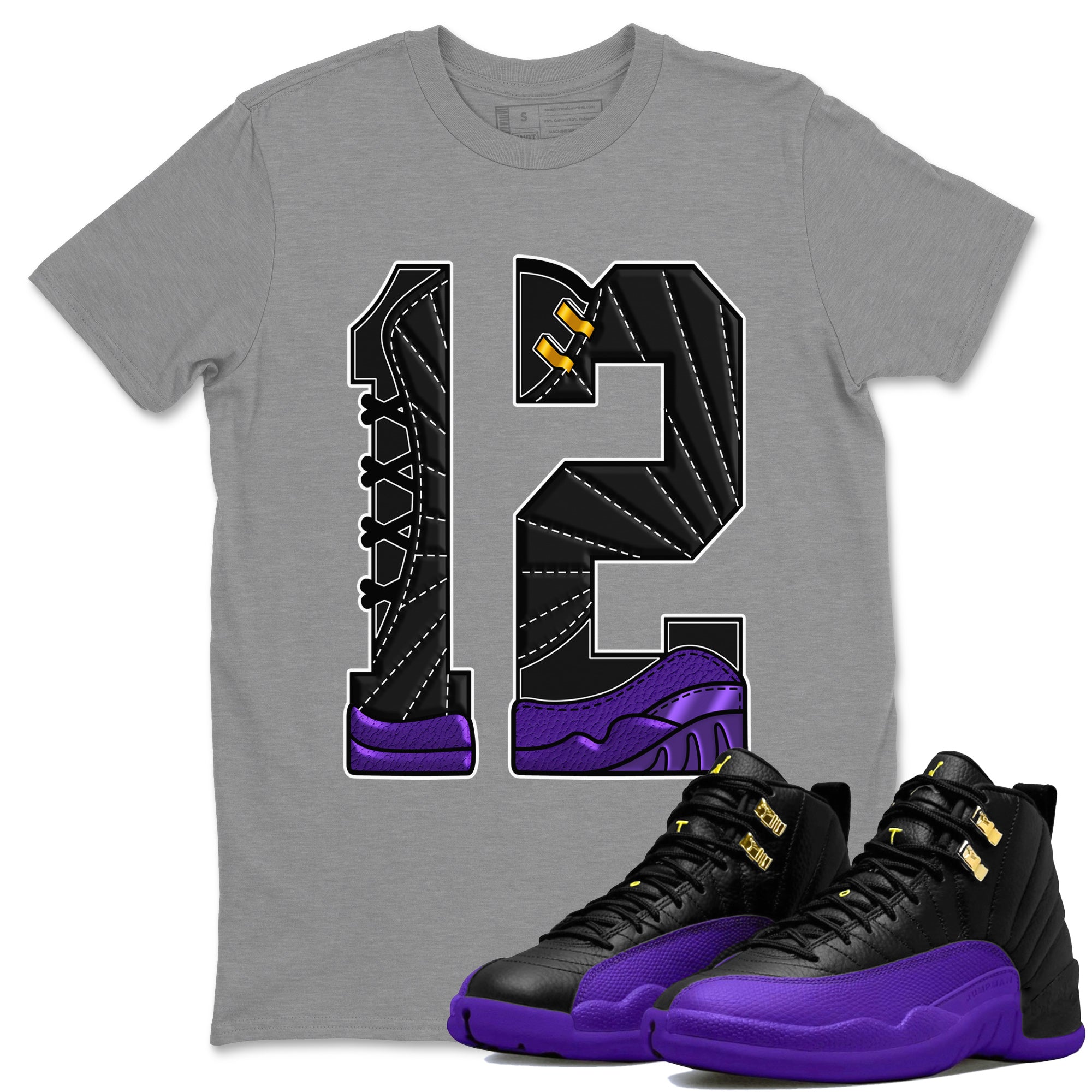 Number 12 Unisex Tops - Air Jordan 12 Field Purple