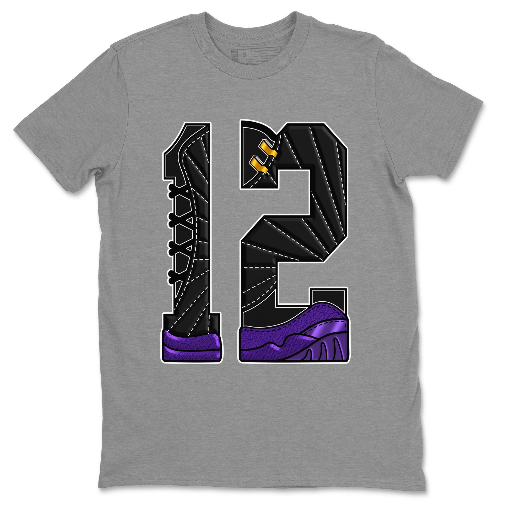 Number 12 Unisex Tops - Air Jordan 12 Field Purple