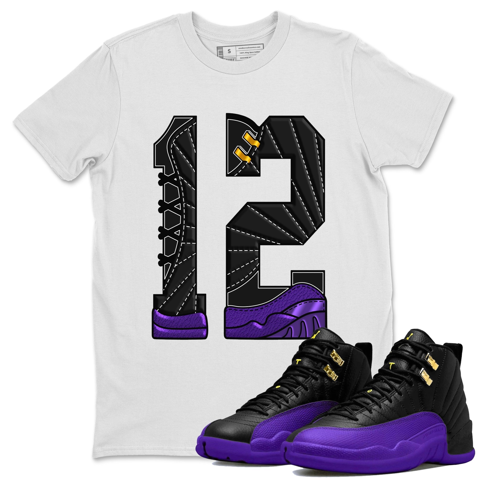Number 12 Unisex Tops - Air Jordan 12 Field Purple