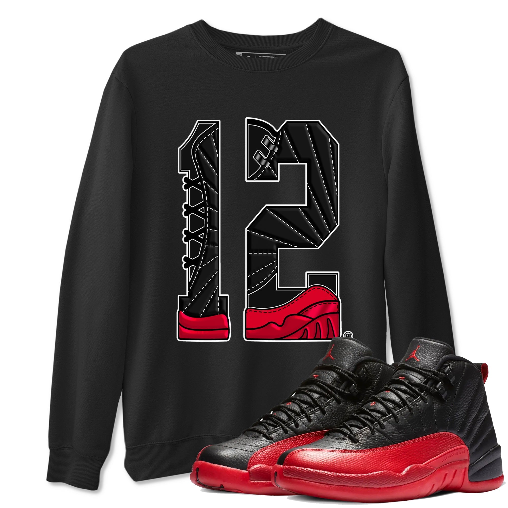 Number 12 Sneaker Tees - Air Jordan 12 Flu Game