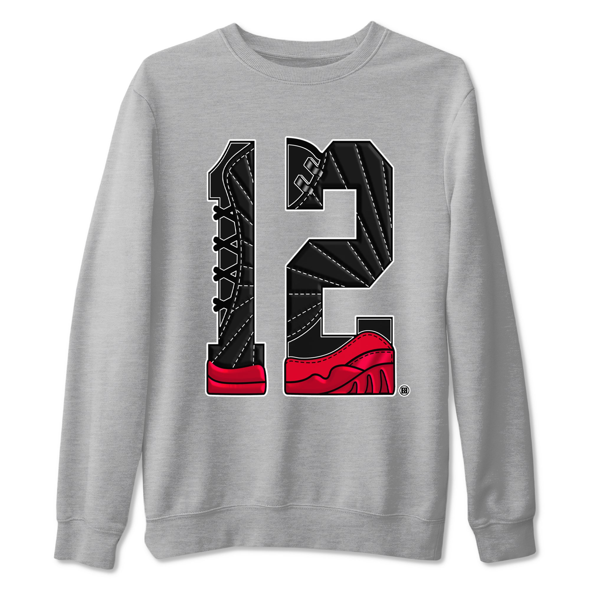 Number 12 Sneaker Tees - Air Jordan 12 Flu Game