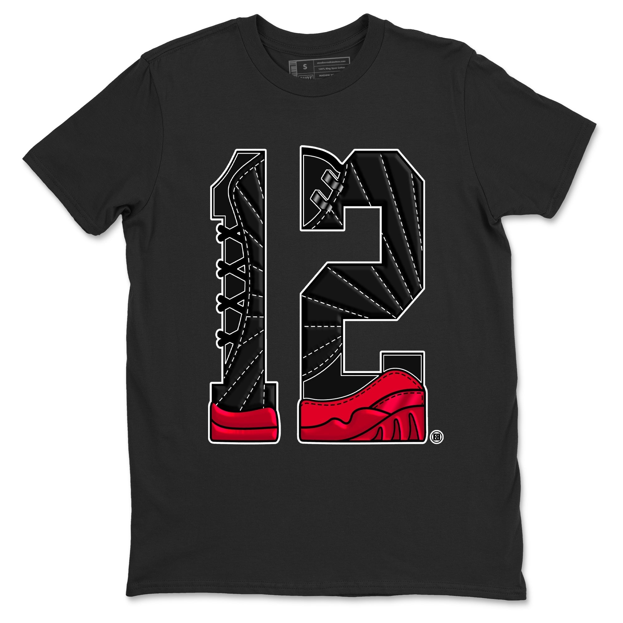 Number 12 Sneaker Tees - Air Jordan 12 Flu Game