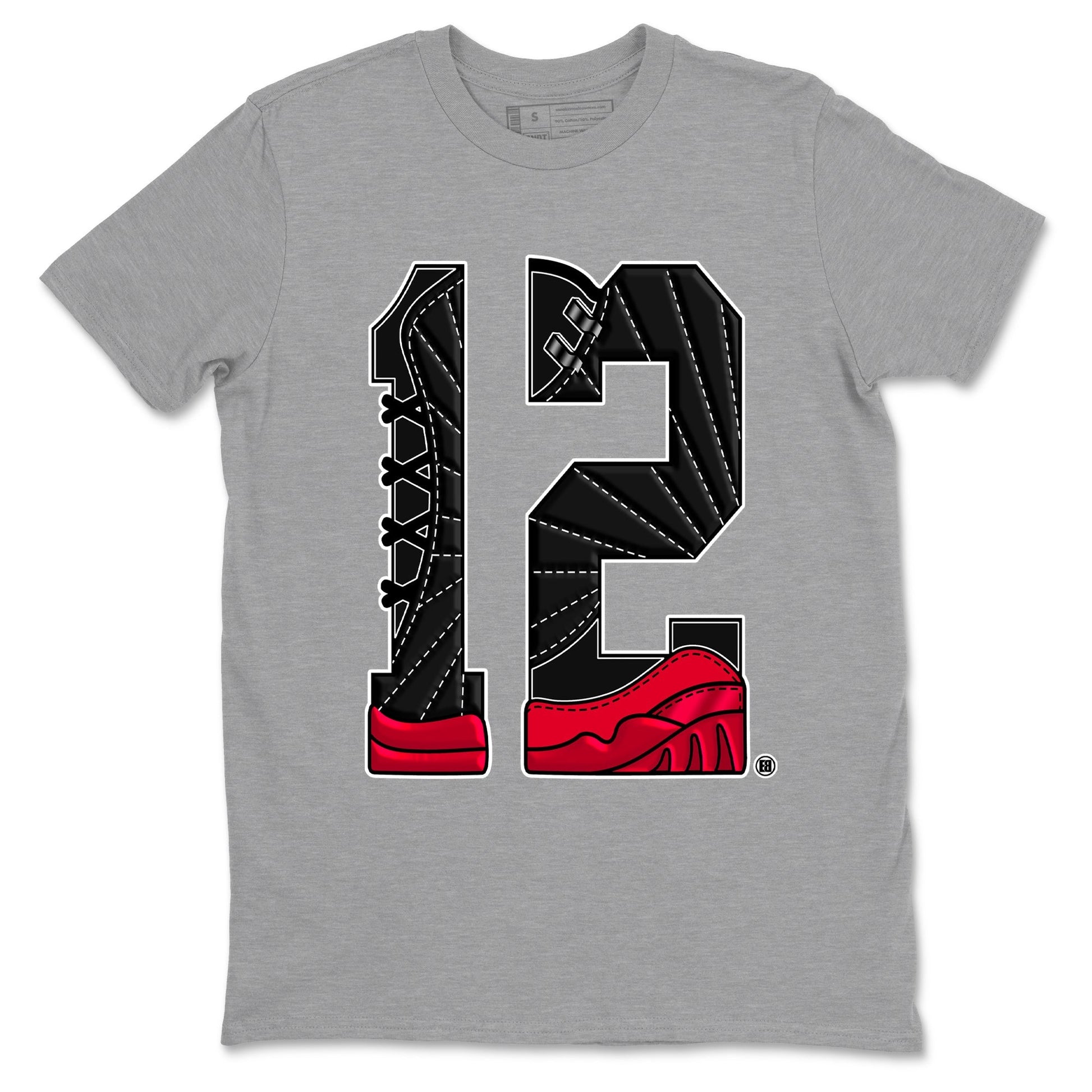 Number 12 Sneaker Tees - Air Jordan 12 Flu Game