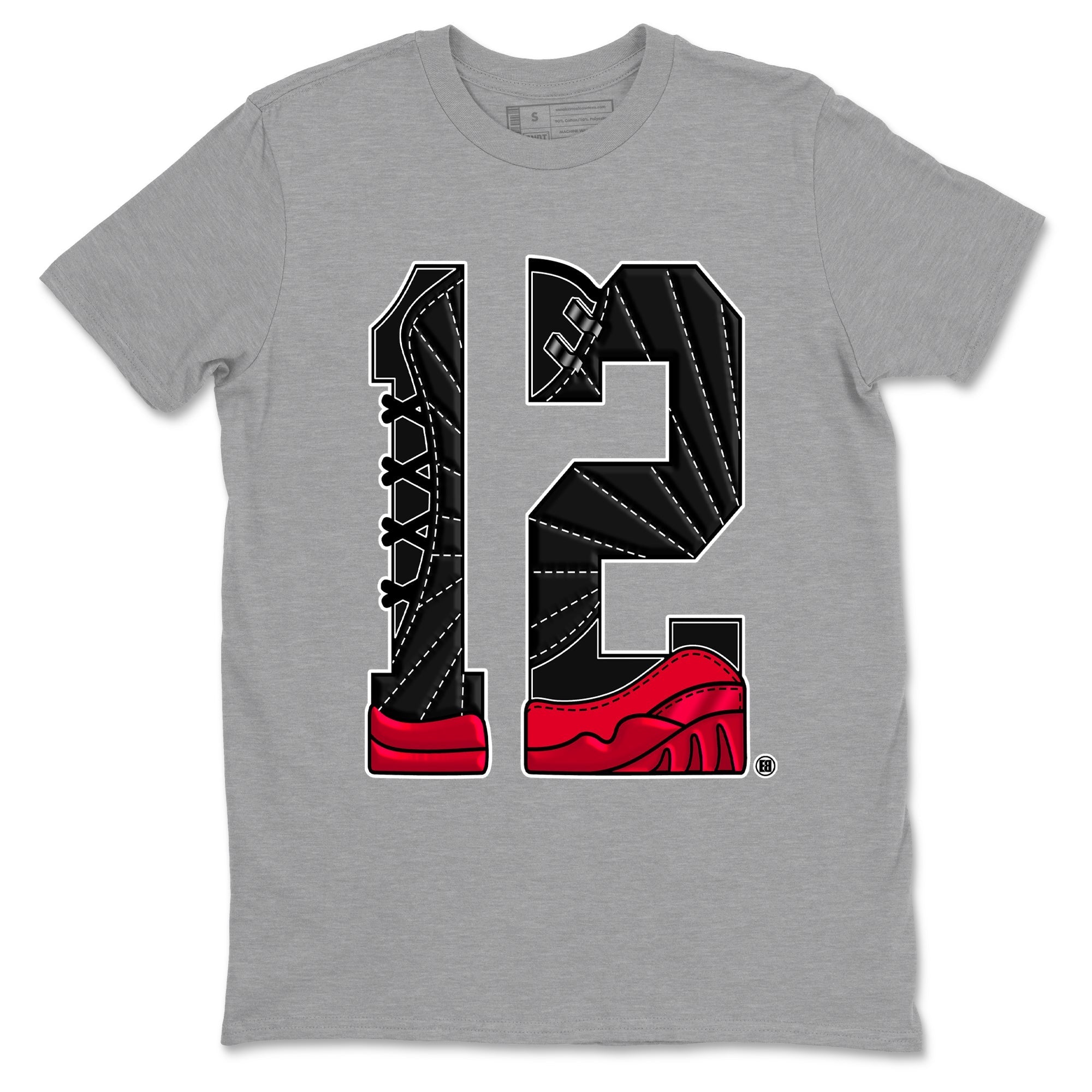 Number 12 Sneaker Tees - Air Jordan 12 Flu Game