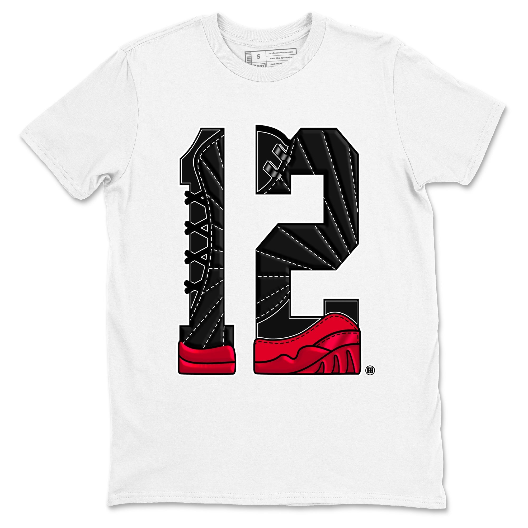 Number 12 Sneaker Tees - Air Jordan 12 Flu Game