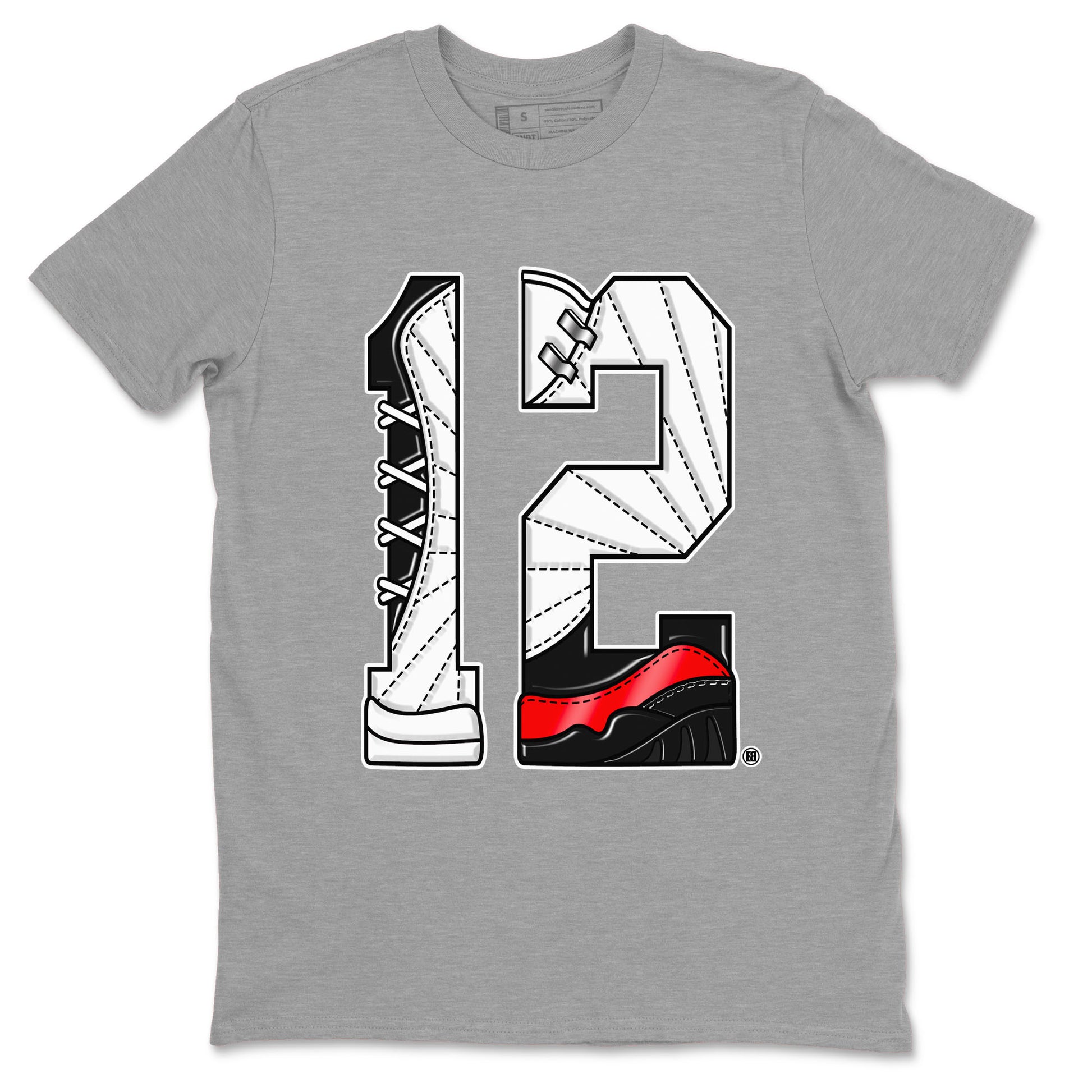 Number 12 Sneaker Tees - Air Jordan 12 Taxi Flip