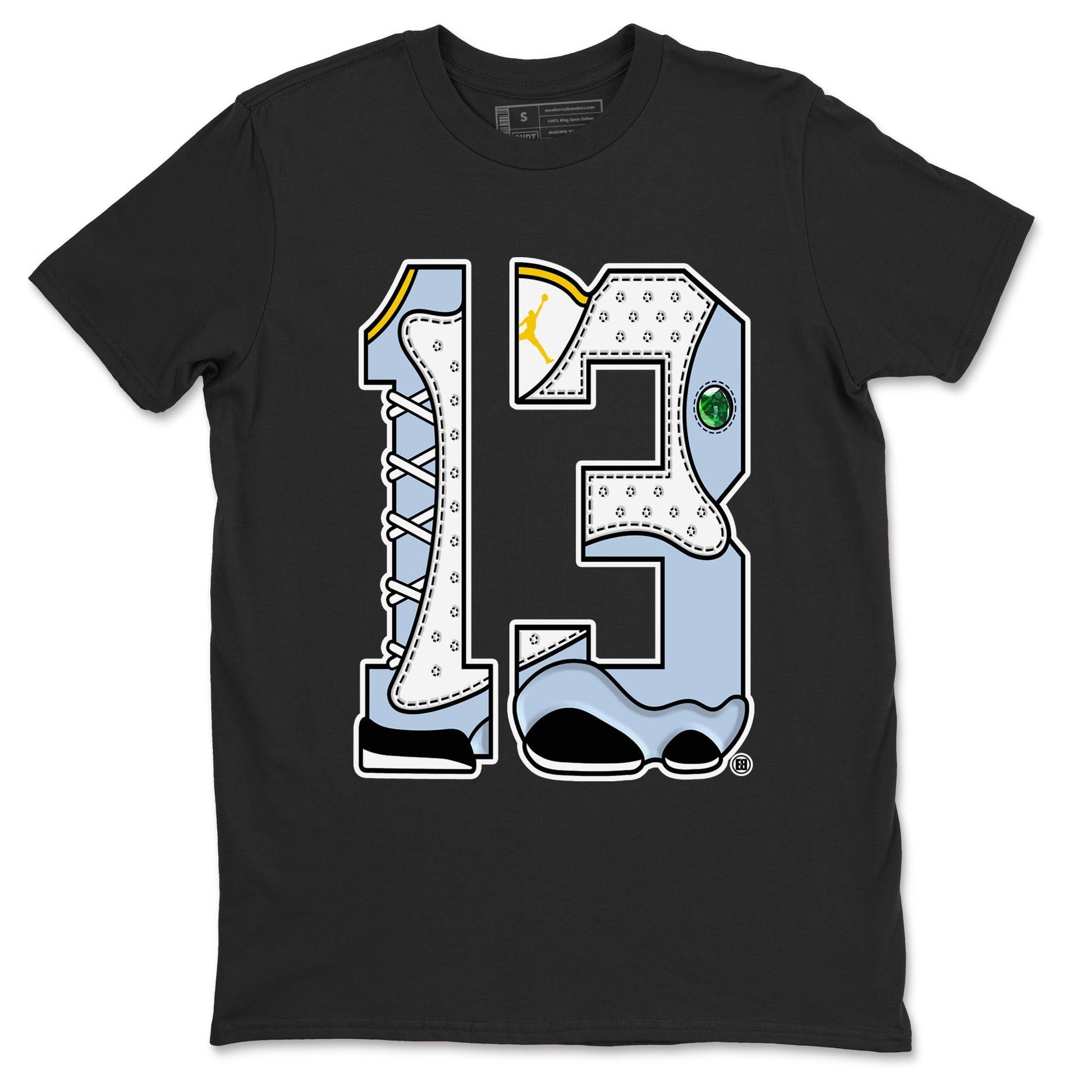 Number 13 Sneaker Tees - Air Jordan 13 Blue Grey