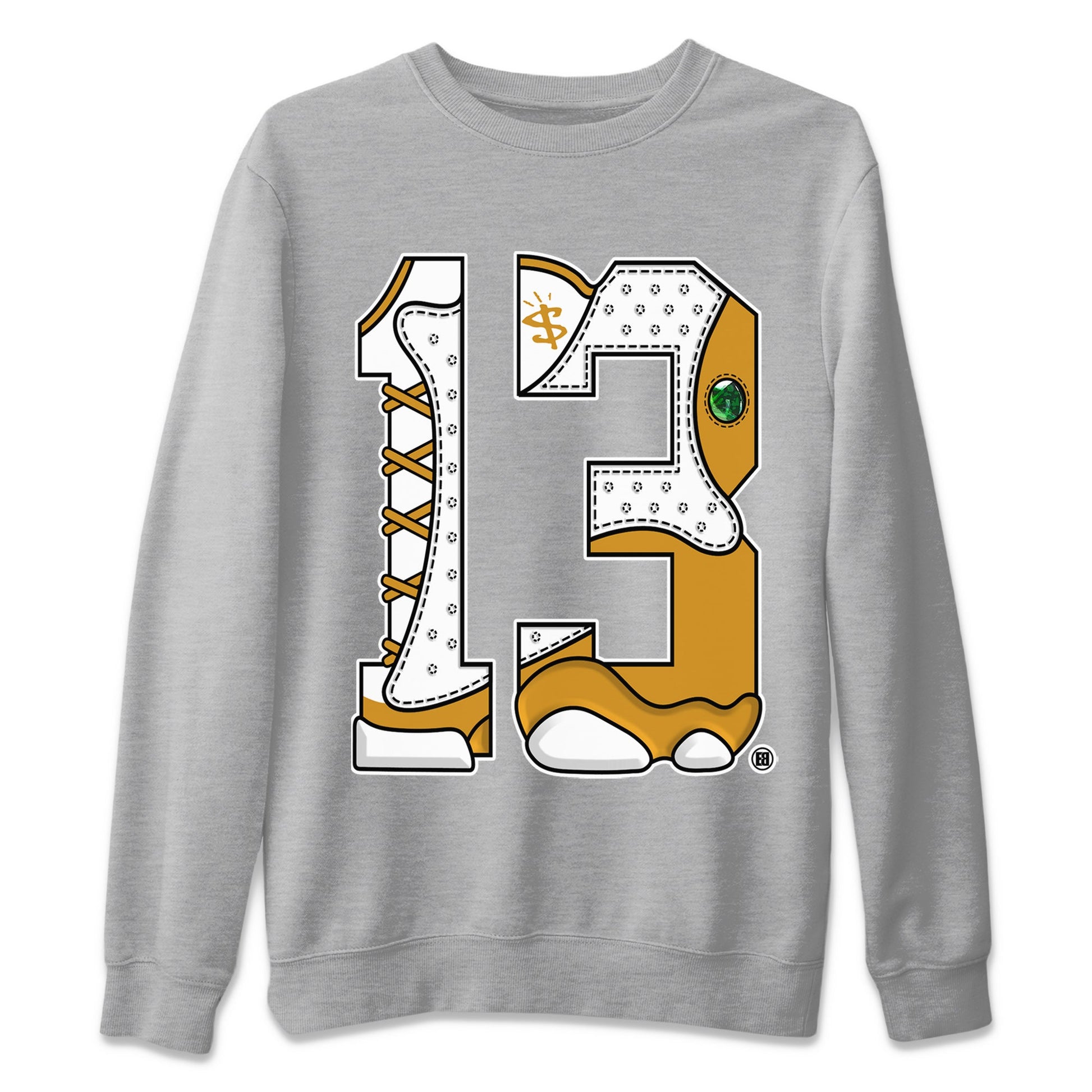 Number 13 Unisex Tops - Air Jordan 13 Wheat
