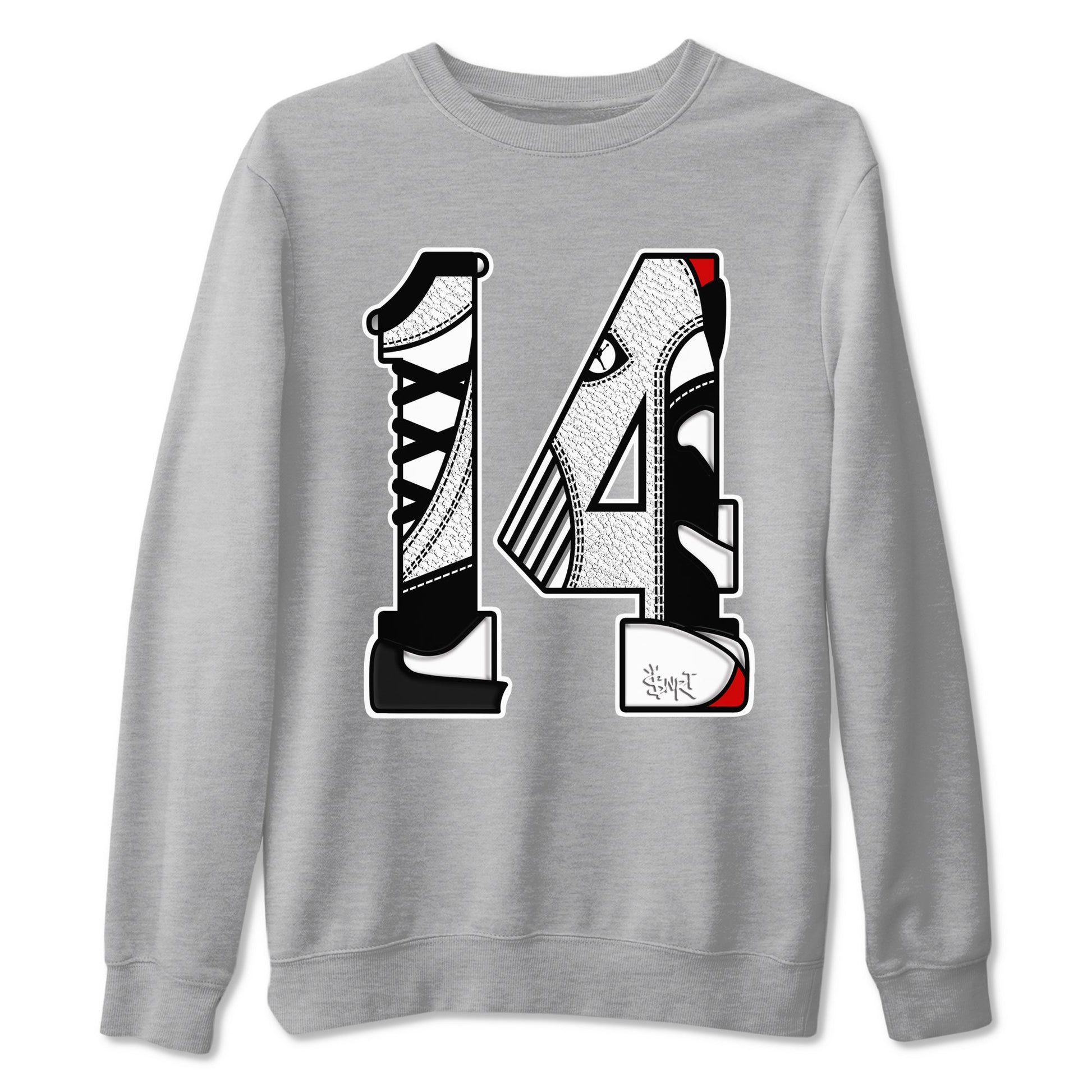 Number 14 Sneaker Tees - Air Jordan 14 Black Toe