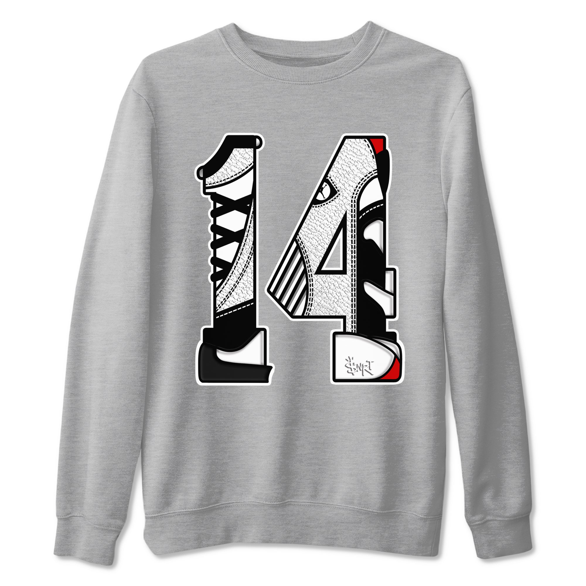 Number 14 Sneaker Tees - Air Jordan 14 Black Toe