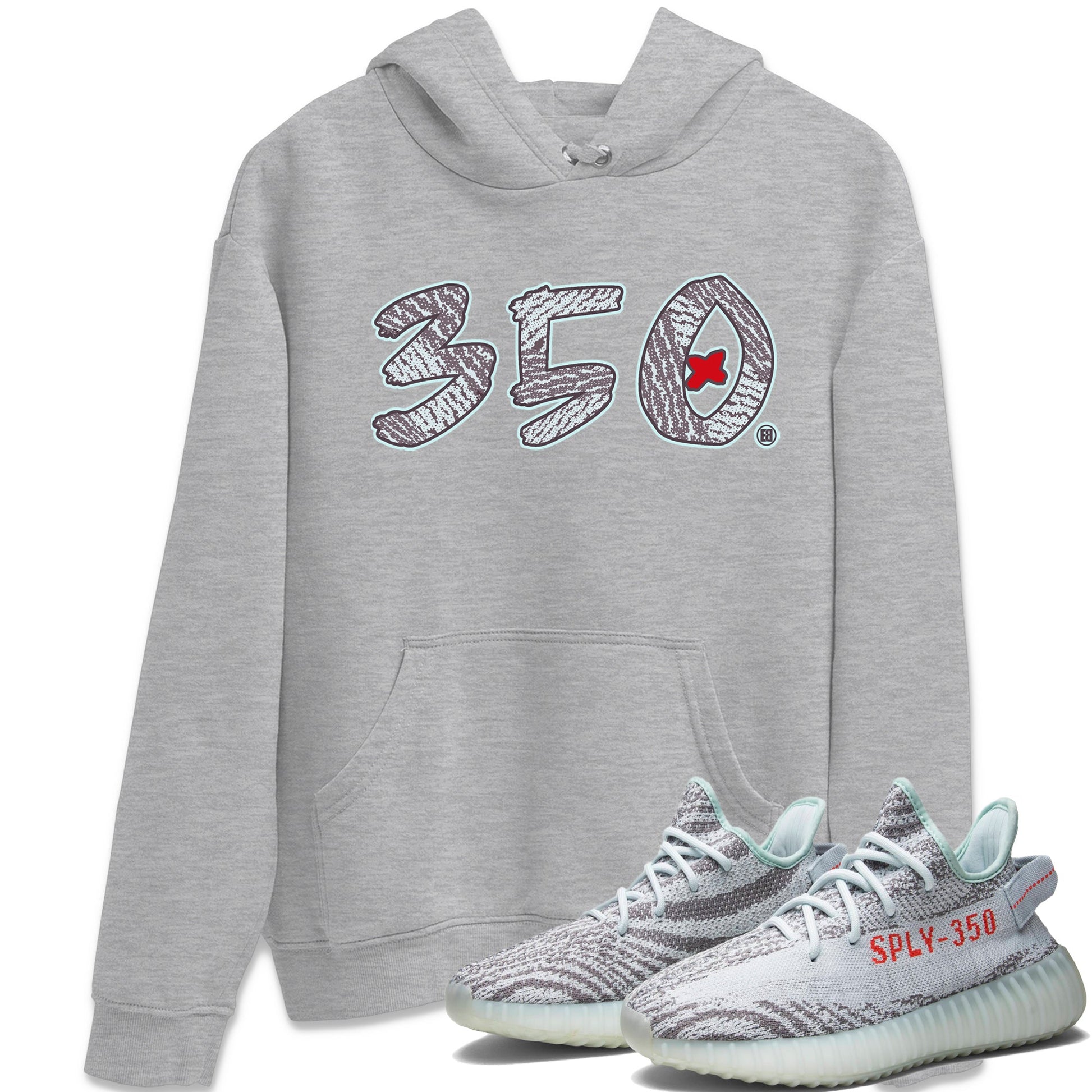 Number 350 Unisex Tops - Yeezy 350 Blue Tint
