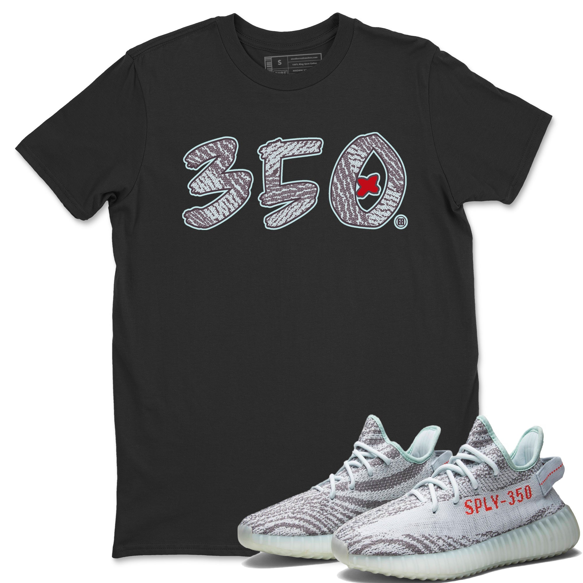 Number 350 Unisex Tops - Yeezy 350 Blue Tint