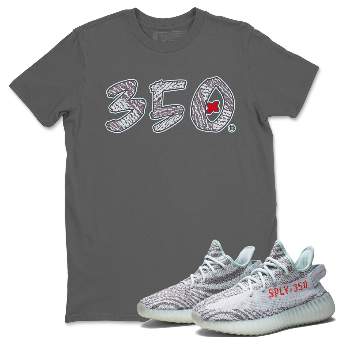 Number 350 Unisex Tops - Yeezy 350 Blue Tint
