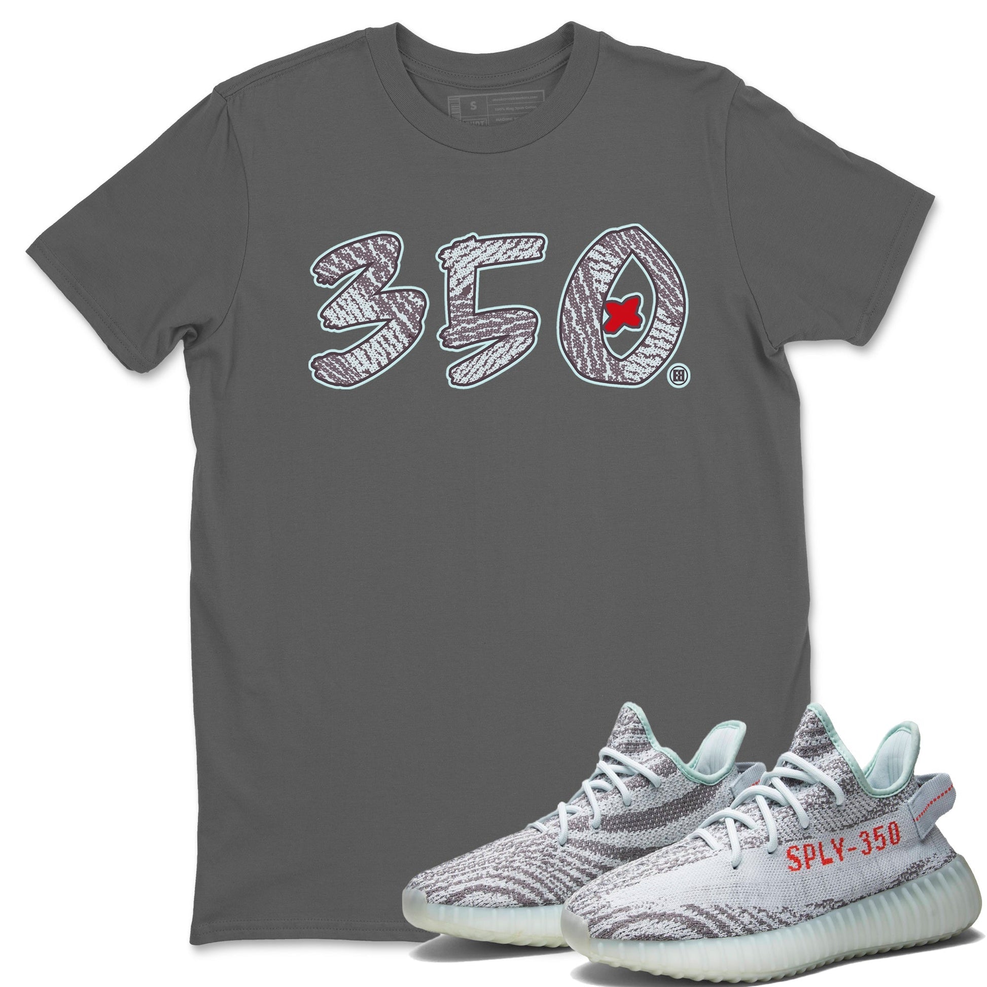 Number 350 Unisex Tops - Yeezy 350 Blue Tint