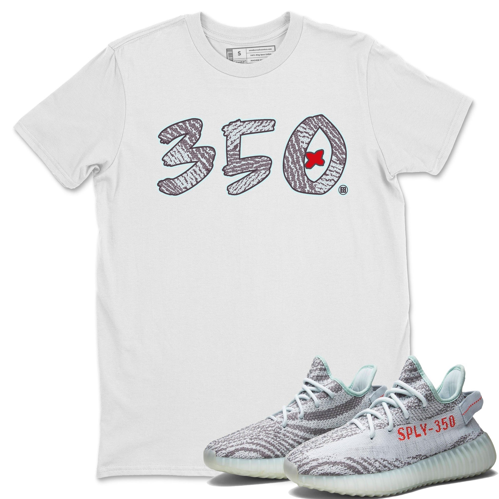Number 350 Unisex Tops - Yeezy 350 Blue Tint