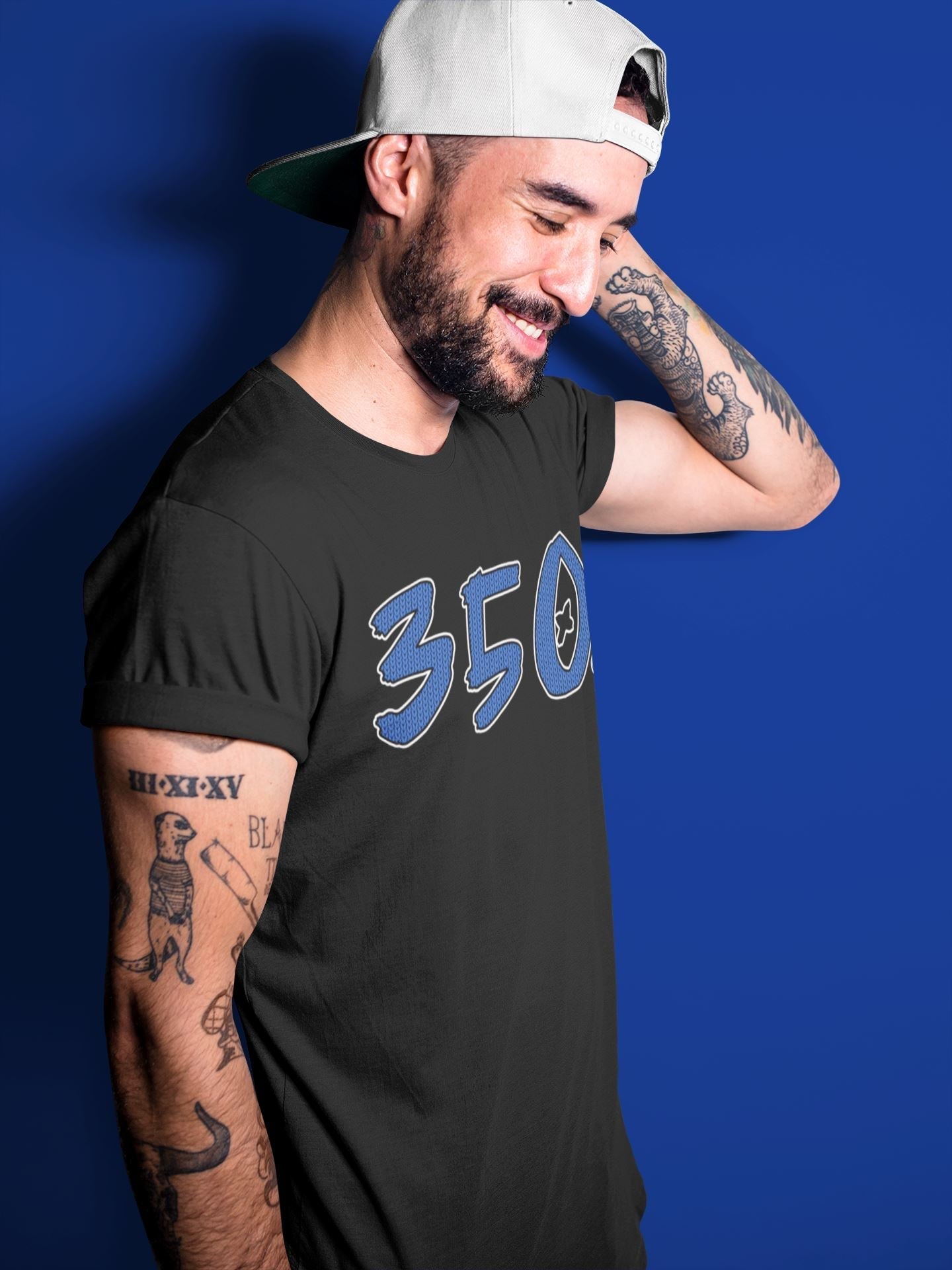 Number 350 Unisex Tops - Yeezy 350 Dazzling Blue