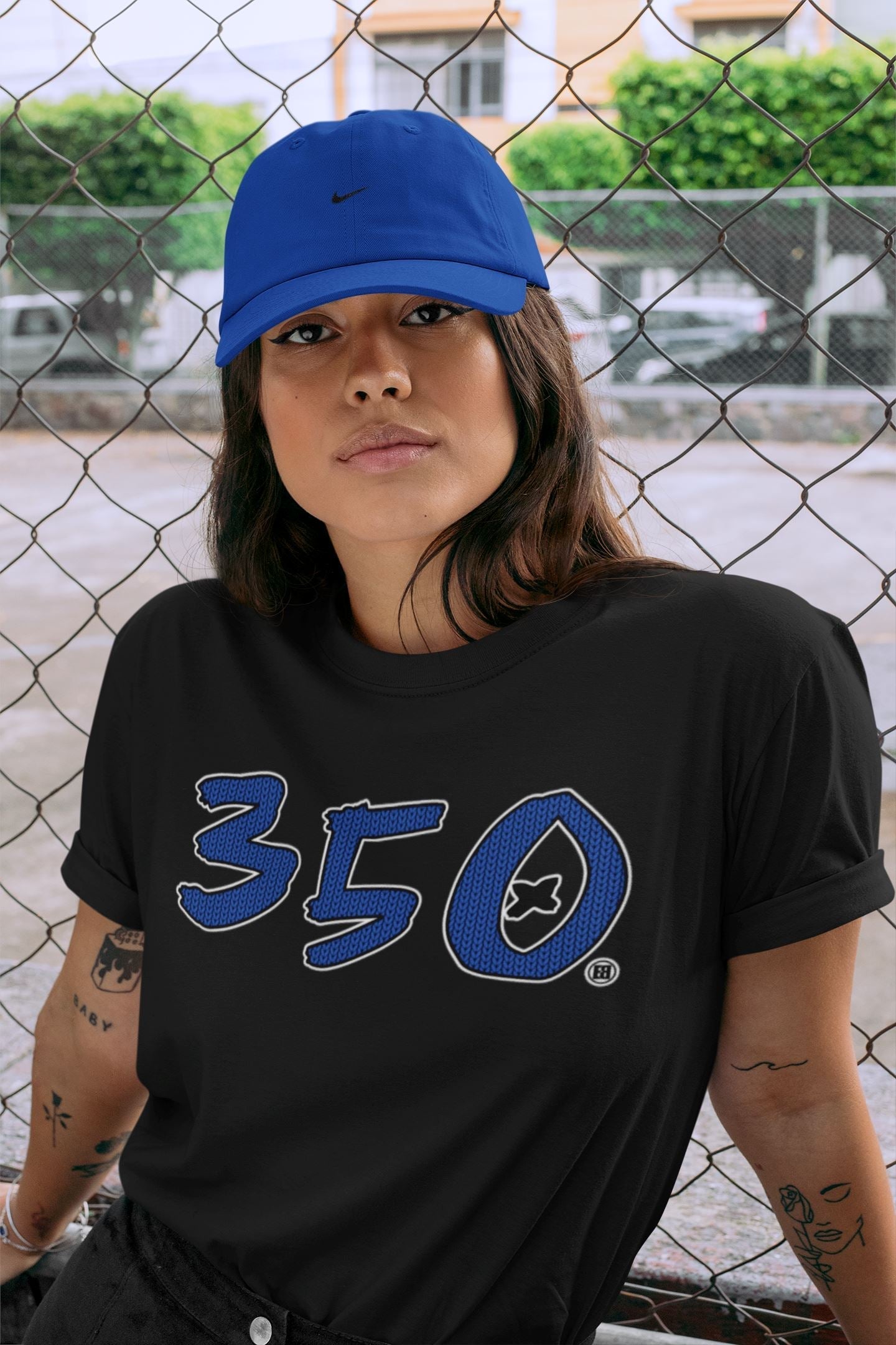 Number 350 Unisex Tops - Yeezy 350 Dazzling Blue