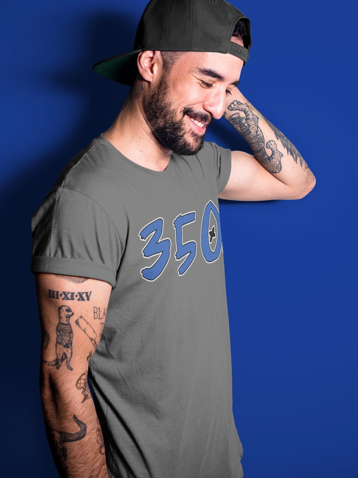 Number 350 Unisex Tops - Yeezy 350 Dazzling Blue
