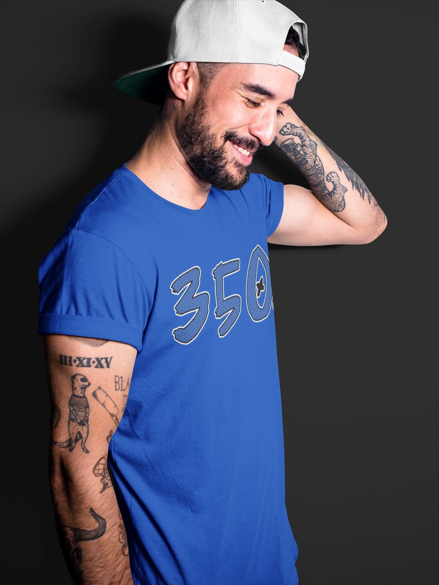 Number 350 Unisex Tops - Yeezy 350 Dazzling Blue
