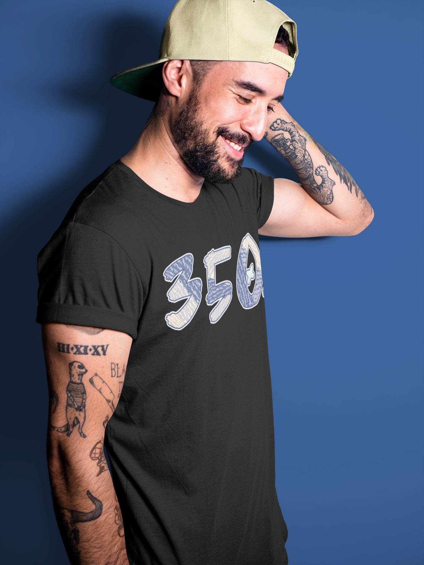 Number 350 Unisex Tops - Yeezy 350 MX Blue