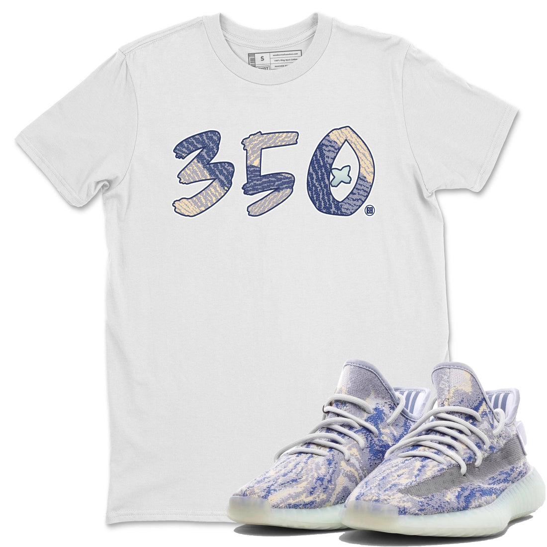 Number 350 Unisex Tops - Yeezy 350 MX Blue