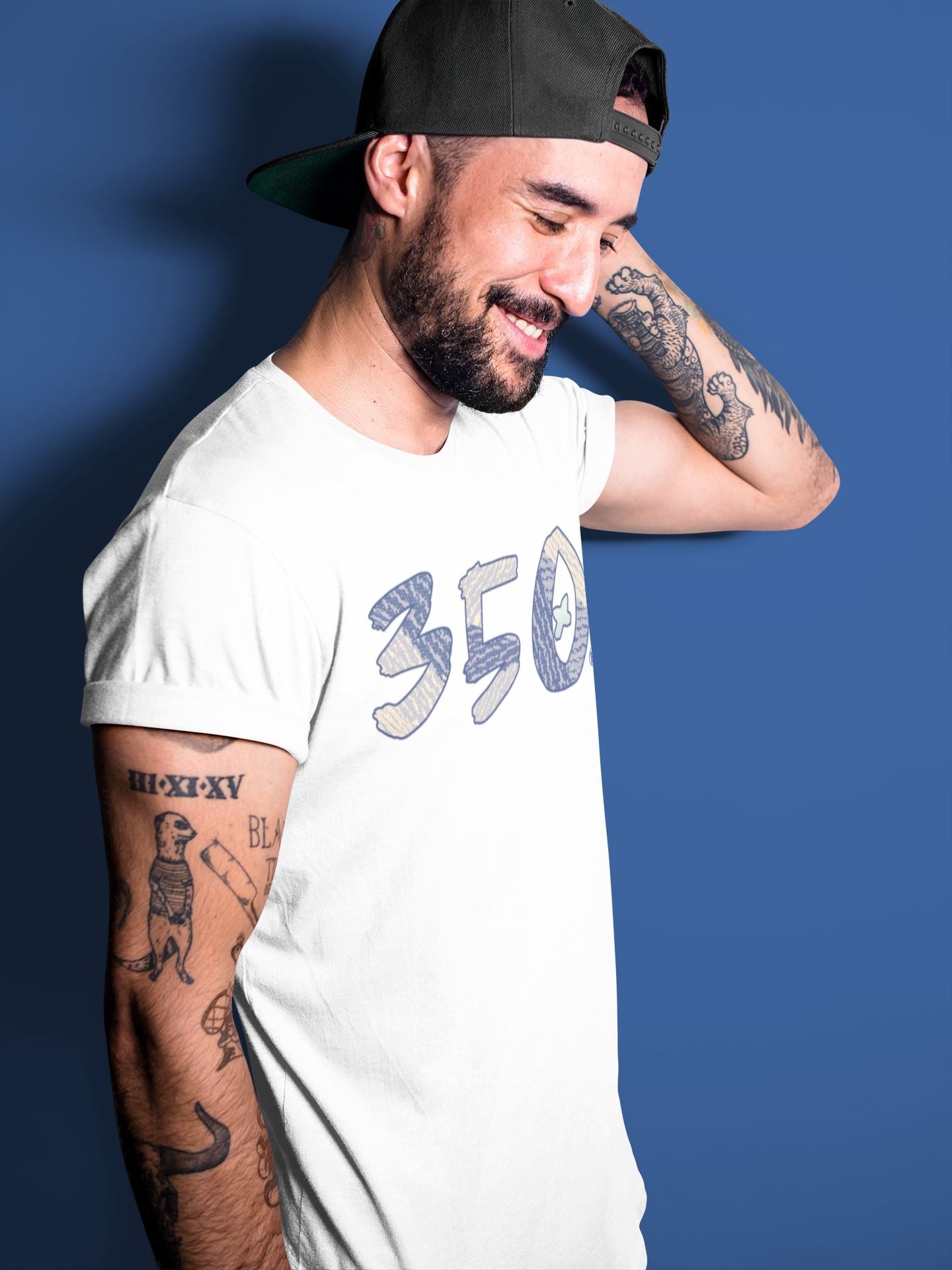 Number 350 Unisex Tops - Yeezy 350 MX Blue