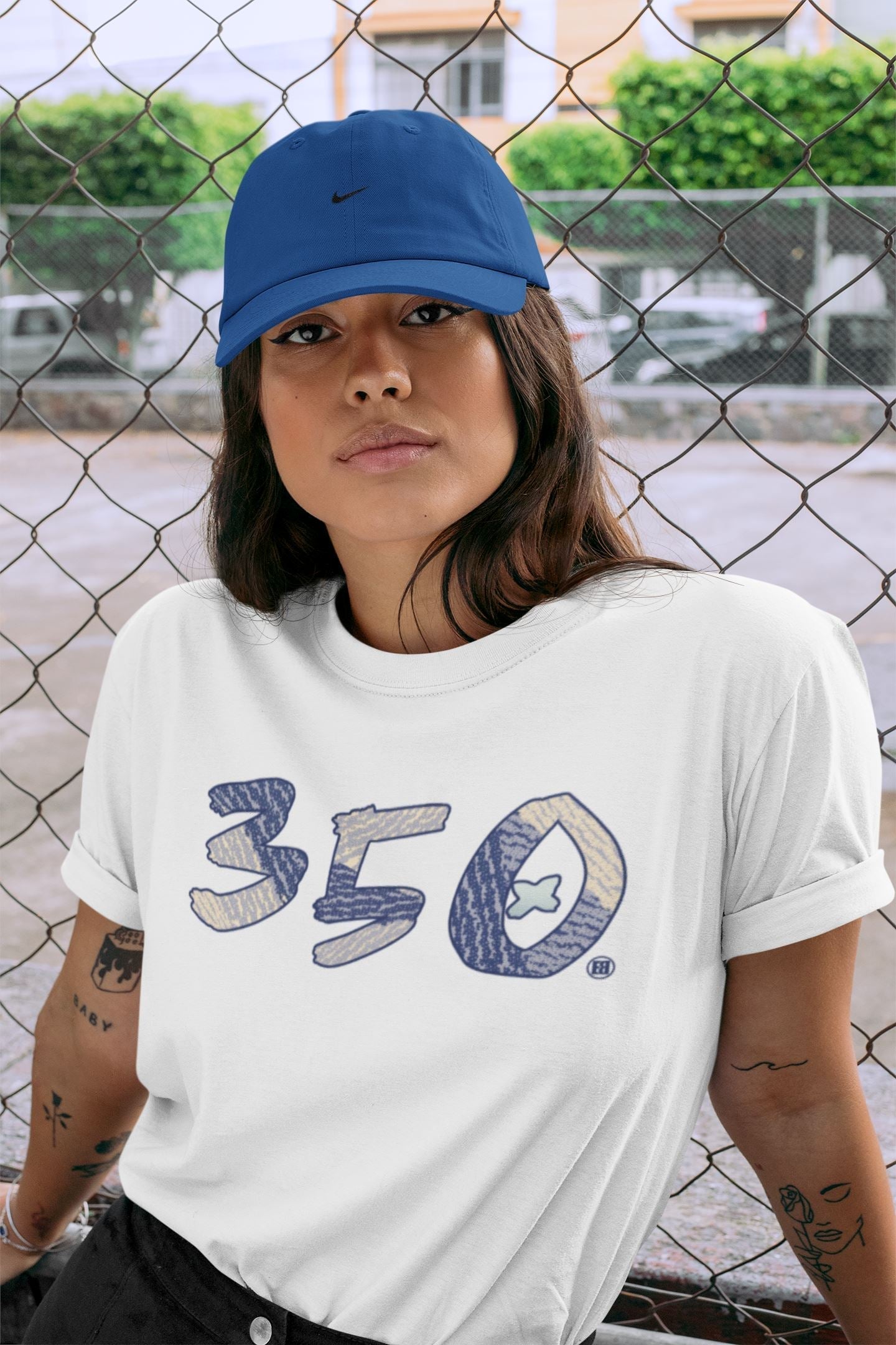 Number 350 Unisex Tops - Yeezy 350 MX Blue