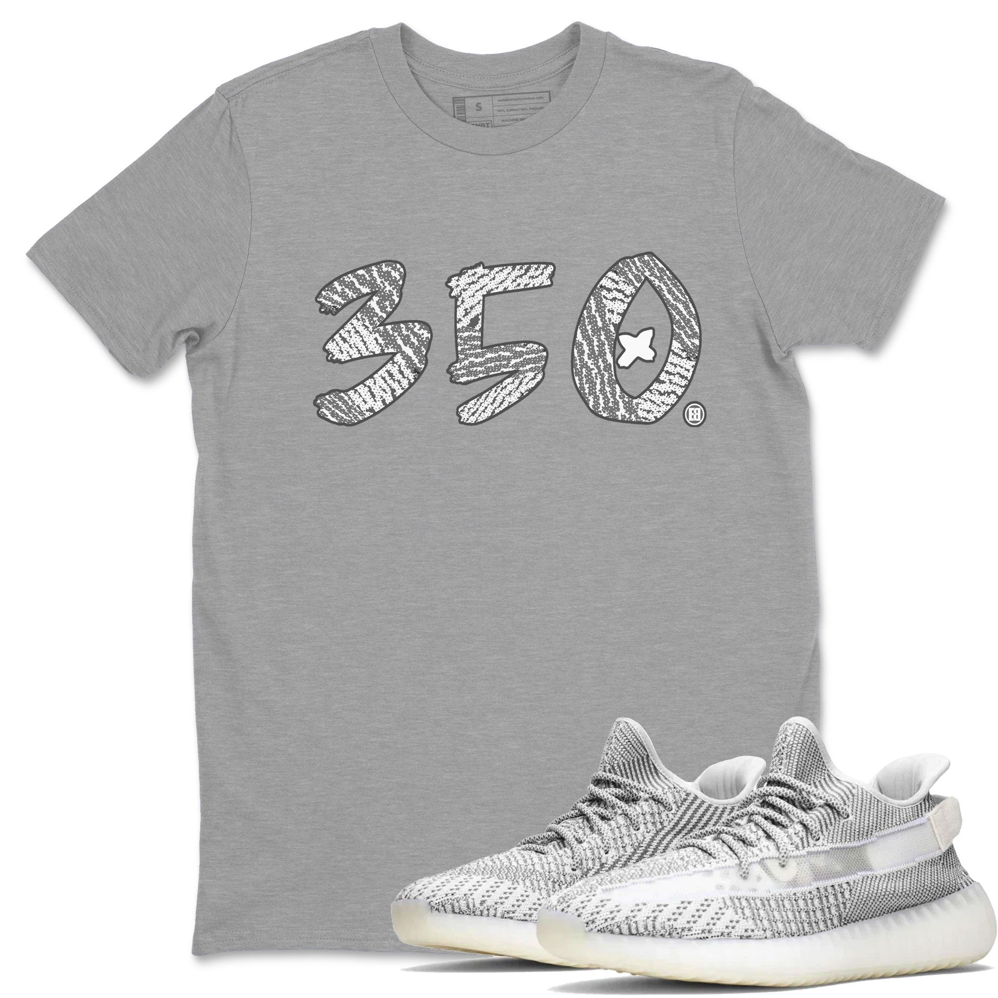 Number 350 Sneaker Tee - Yeezy 350 Static