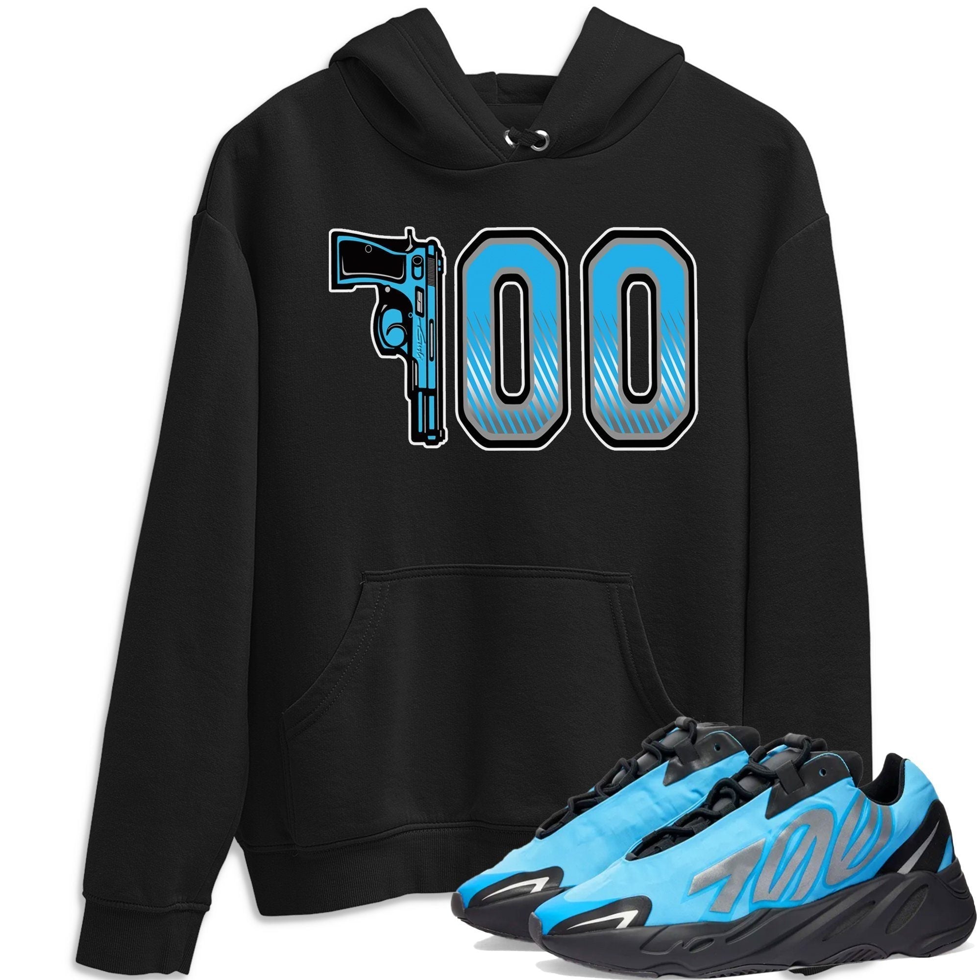 Number 700 Unisex Tops - Yeezy 700 Bright Cyan