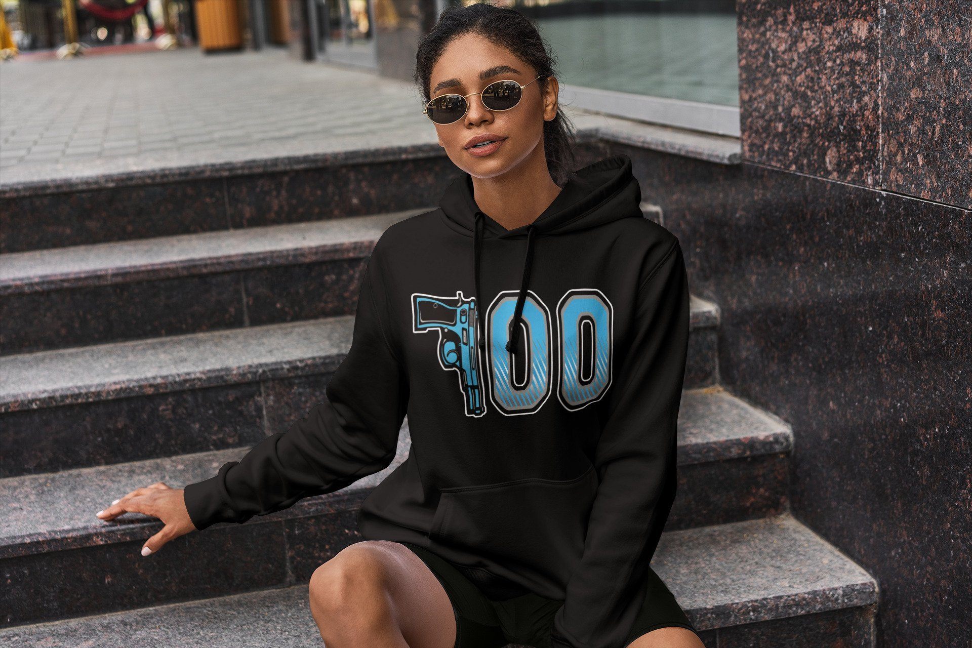 Number 700 Unisex Tops - Yeezy 700 Bright Cyan