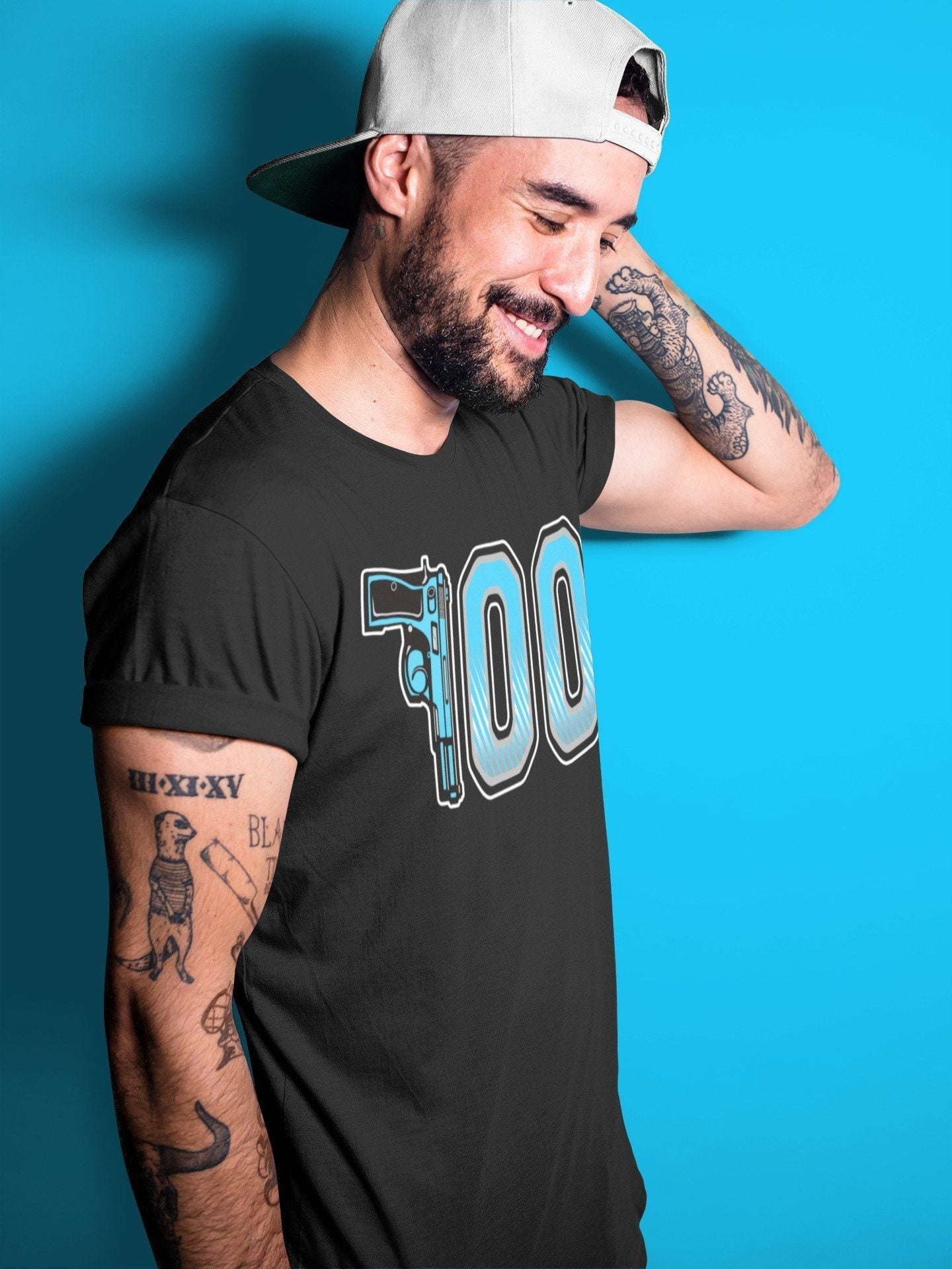 Number 700 Unisex Tops - Yeezy 700 Bright Cyan