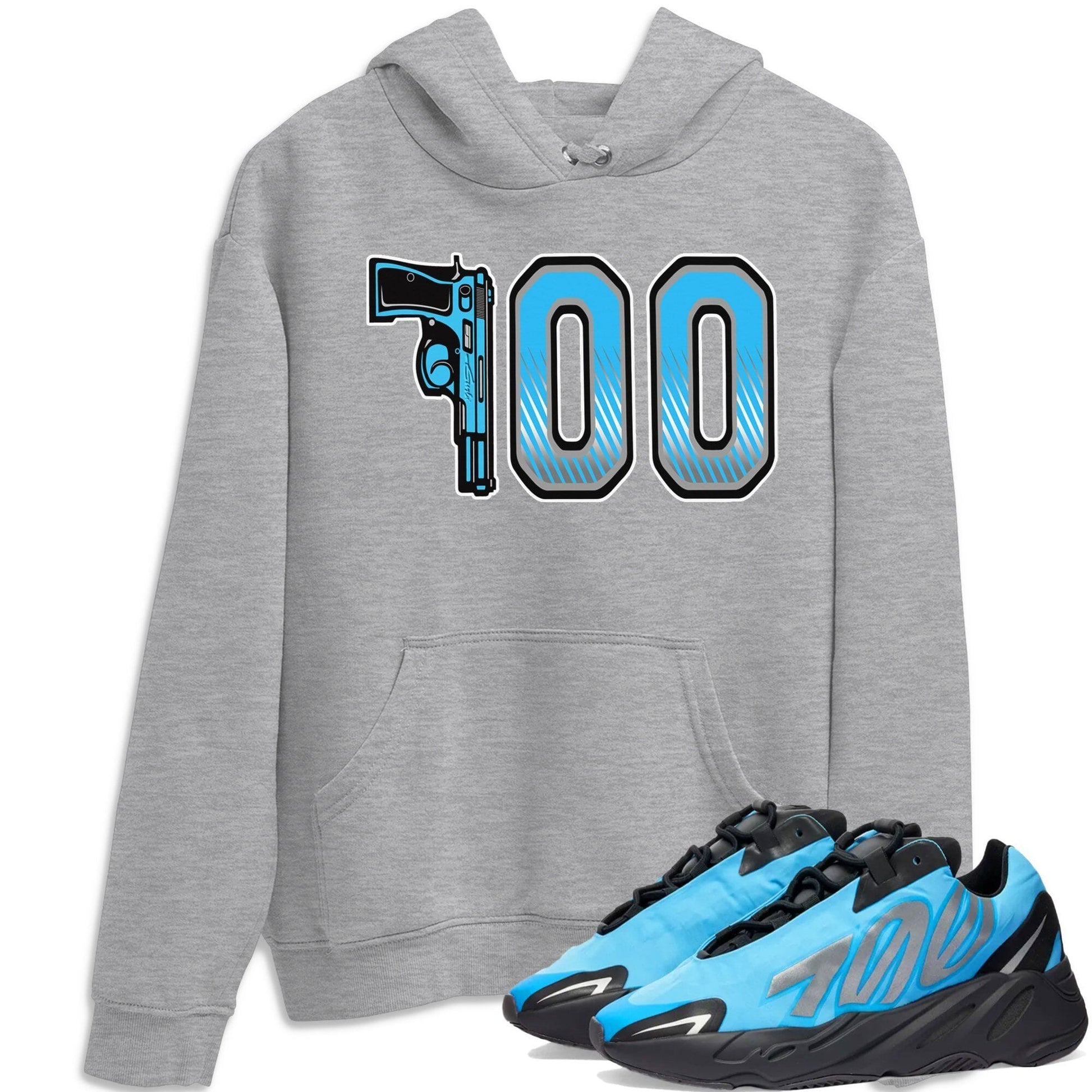 Number 700 Unisex Tops - Yeezy 700 Bright Cyan